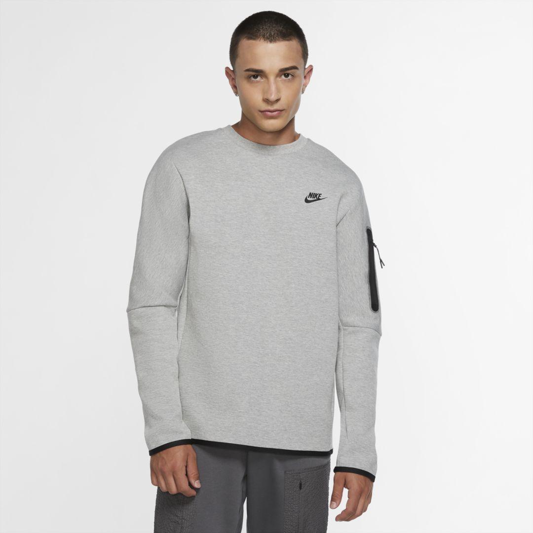 grey nike tech sweater