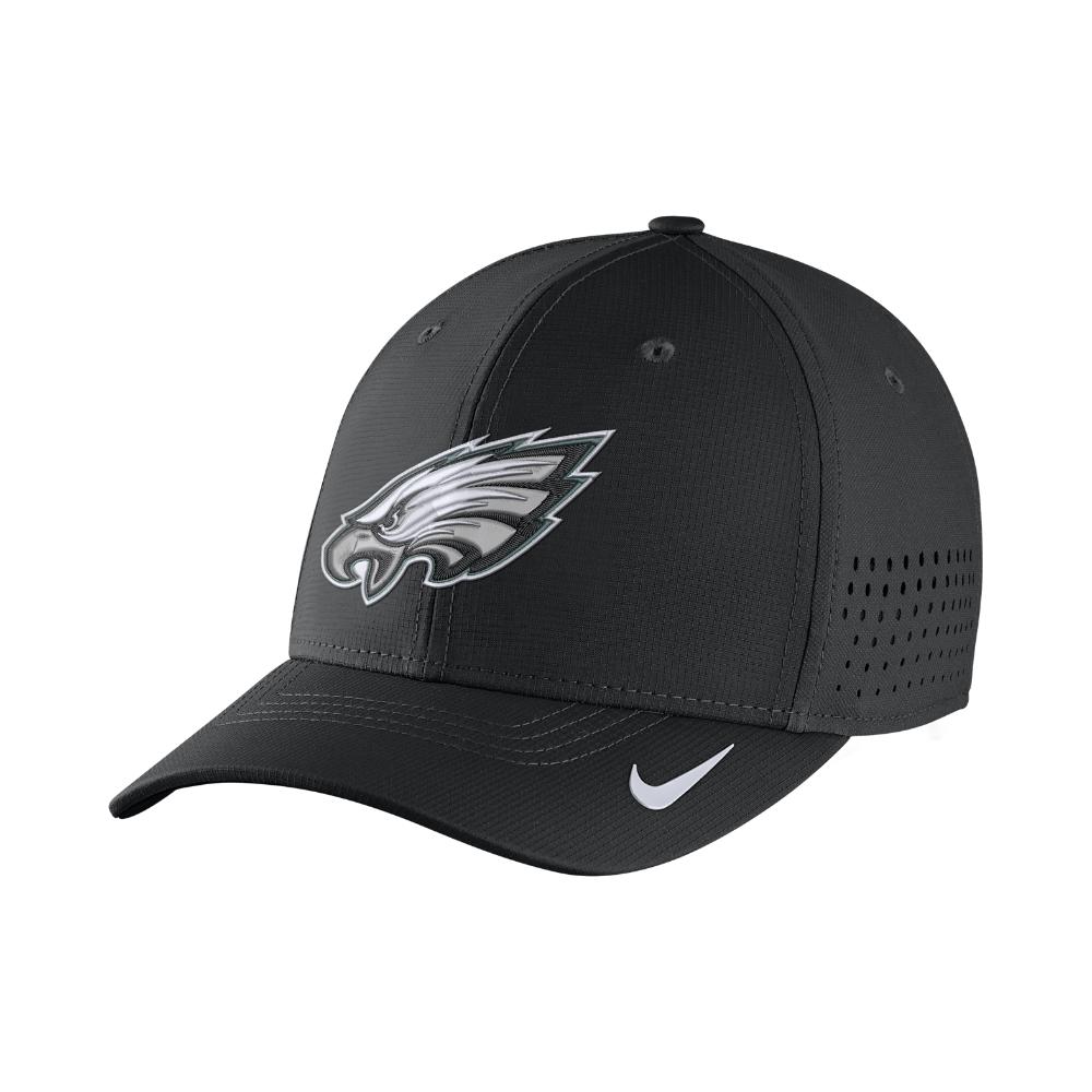 Nike Synthetic Swoosh Flex (nfl Eagles) Fitted Hat in Black for Men | Lyst