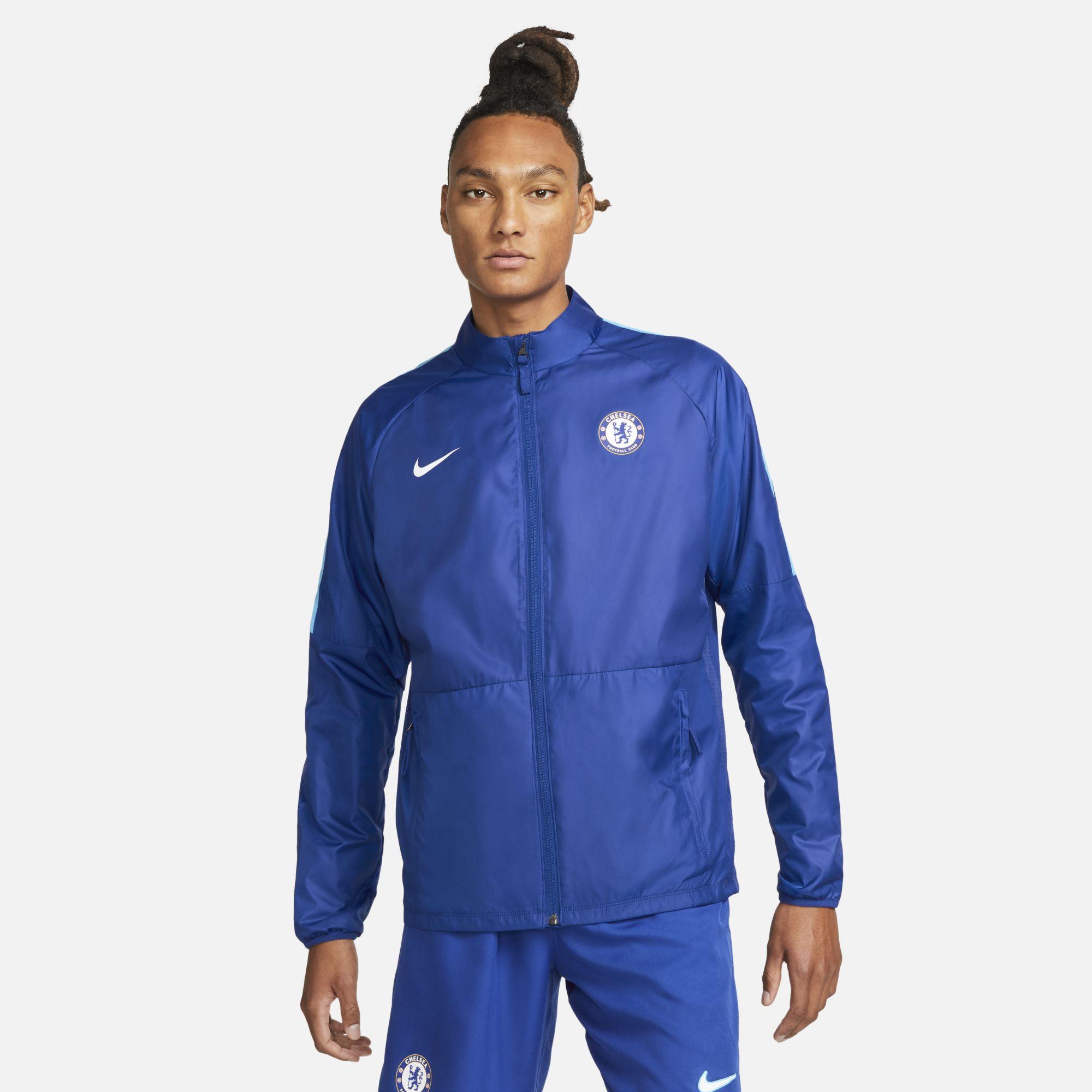 Nike Chelsea Fc Repel Academy Awf Soccer Jacket In Blue, for Men | Lyst