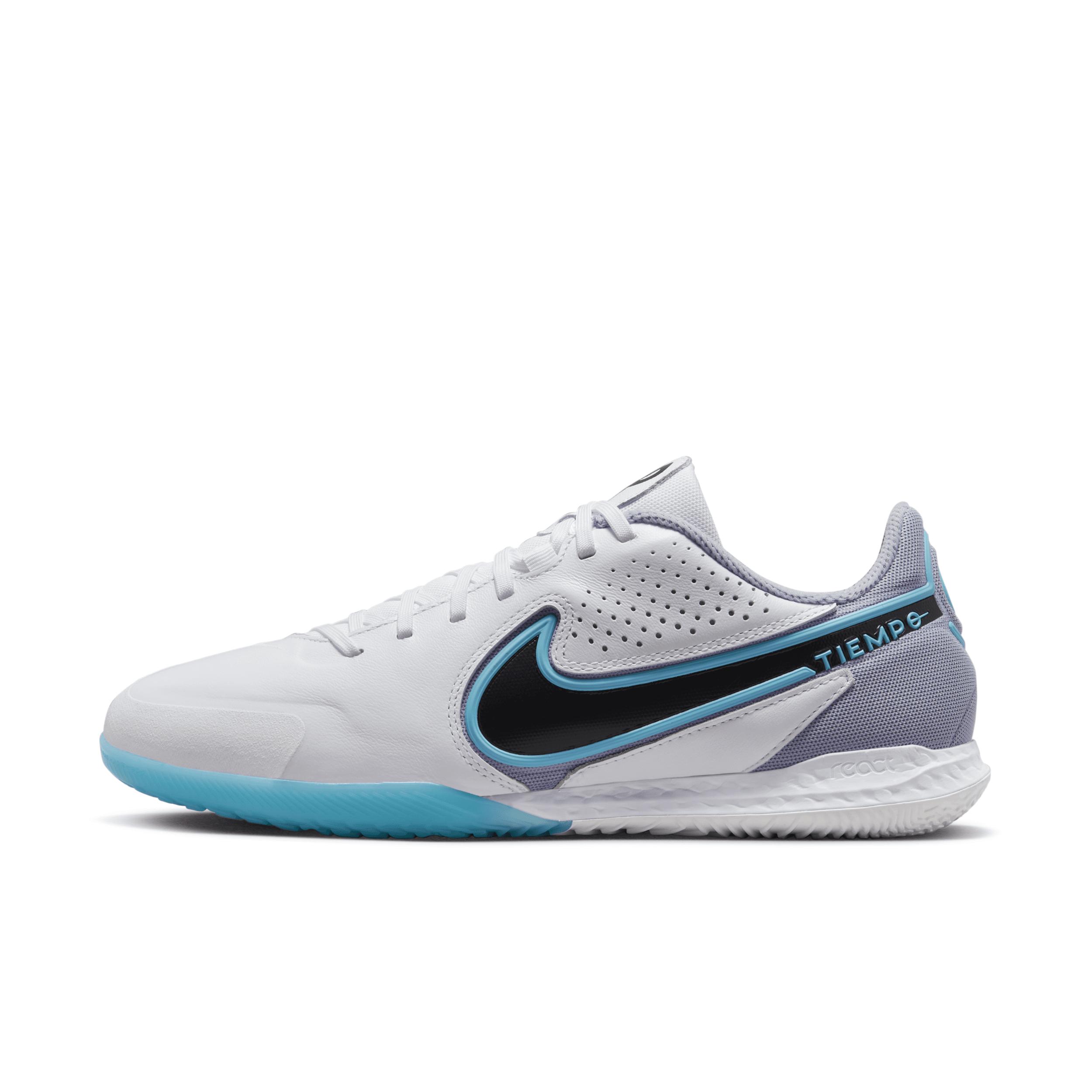 Nike Unisex React Tiempo Legend 9 Pro Ic Indoor/court Soccer In White, in Blue |