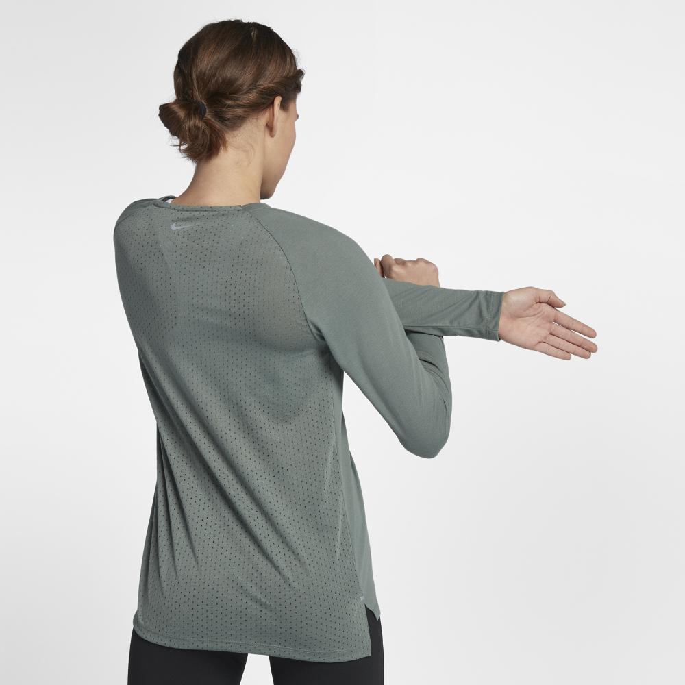 nike tailwind long sleeve running top