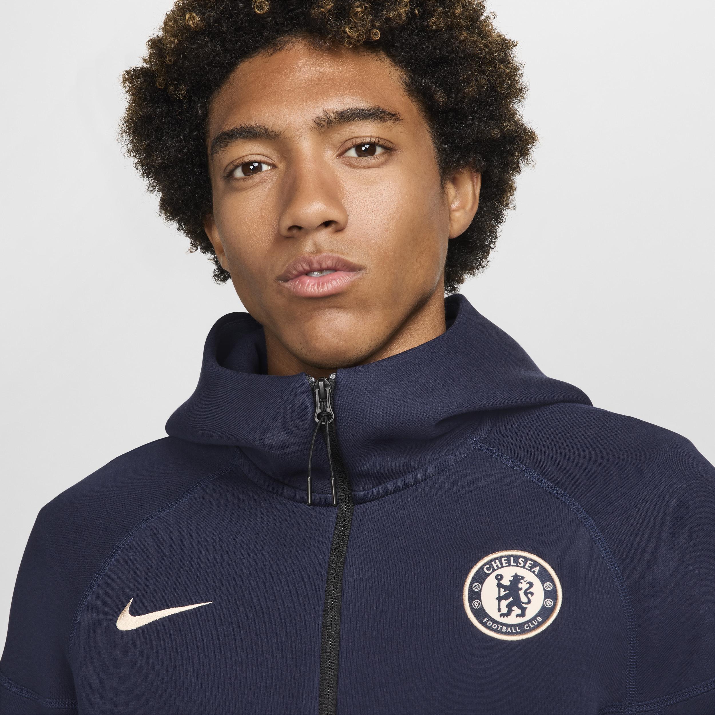 Nike Chelsea F.C. Tech Fleece Windrunner Football Full Zip Hoodie in Blue for Men Lyst UK