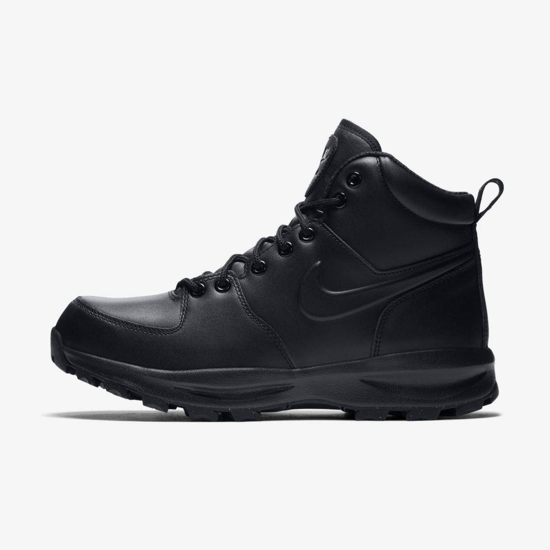 Nike Leather Manoa in Black/Black/Black (Black) for Men - Save 45% | Lyst