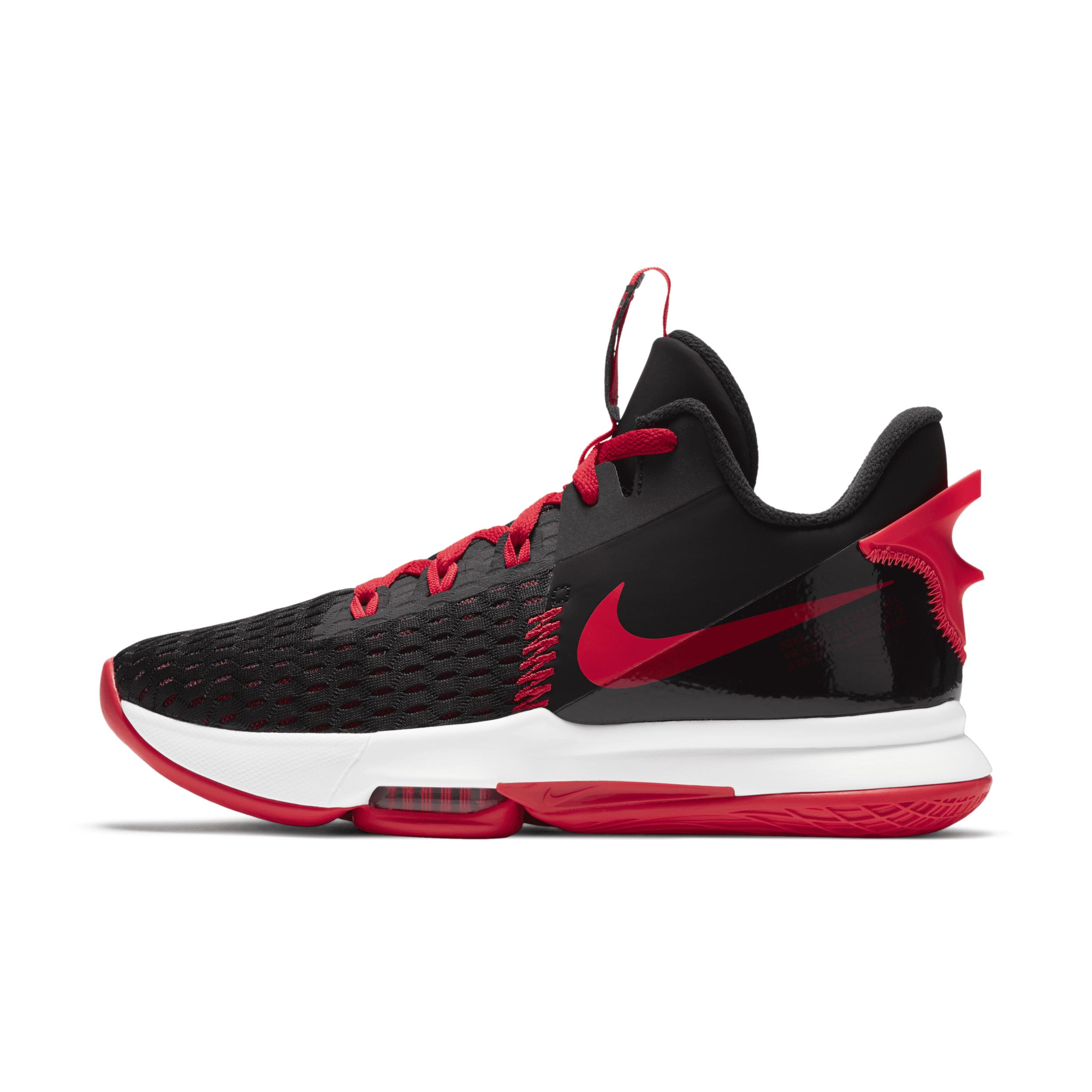 Nike Unisex Lebron Witness 5 Basketball Shoes In Black, in Red | Lyst