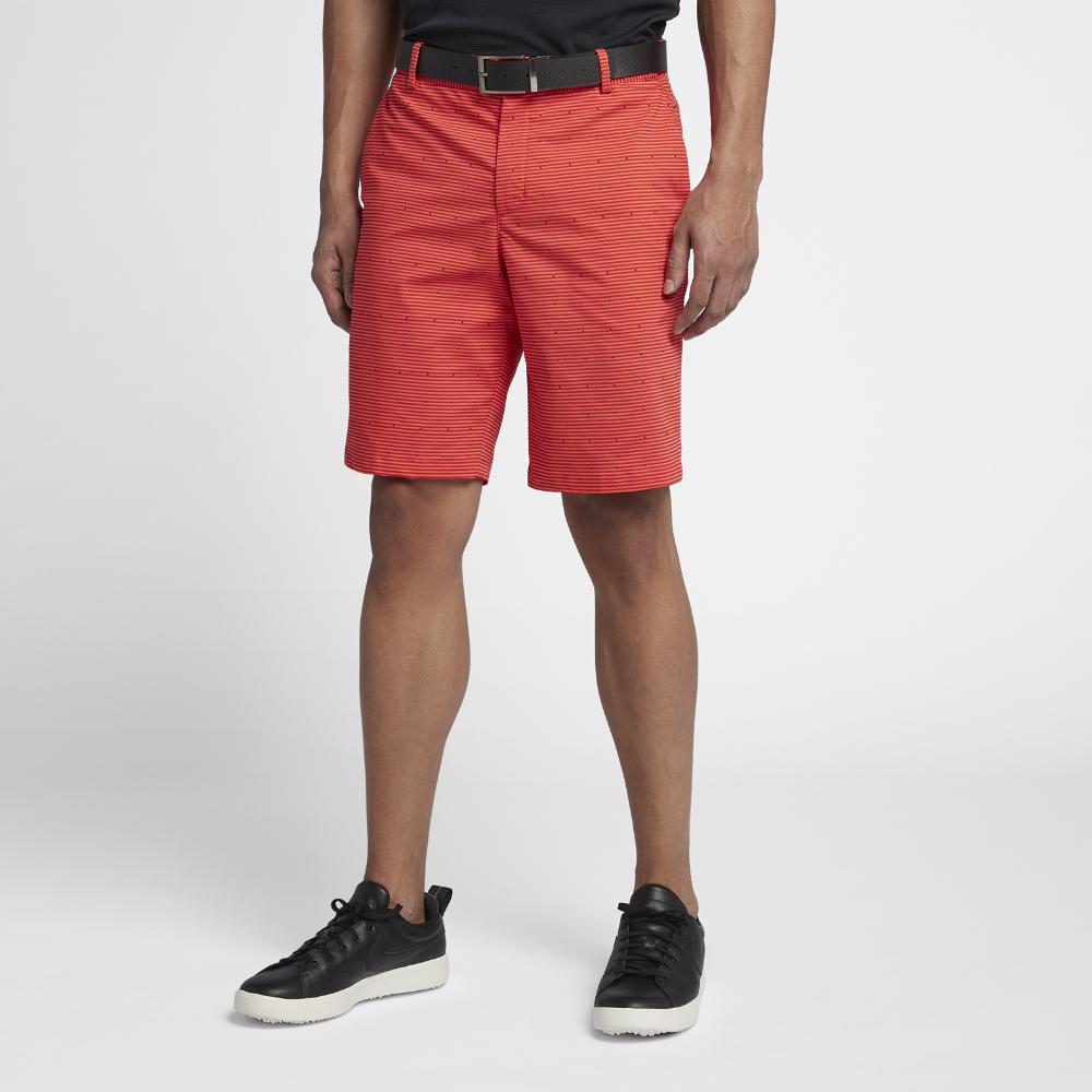 red nike golf shorts