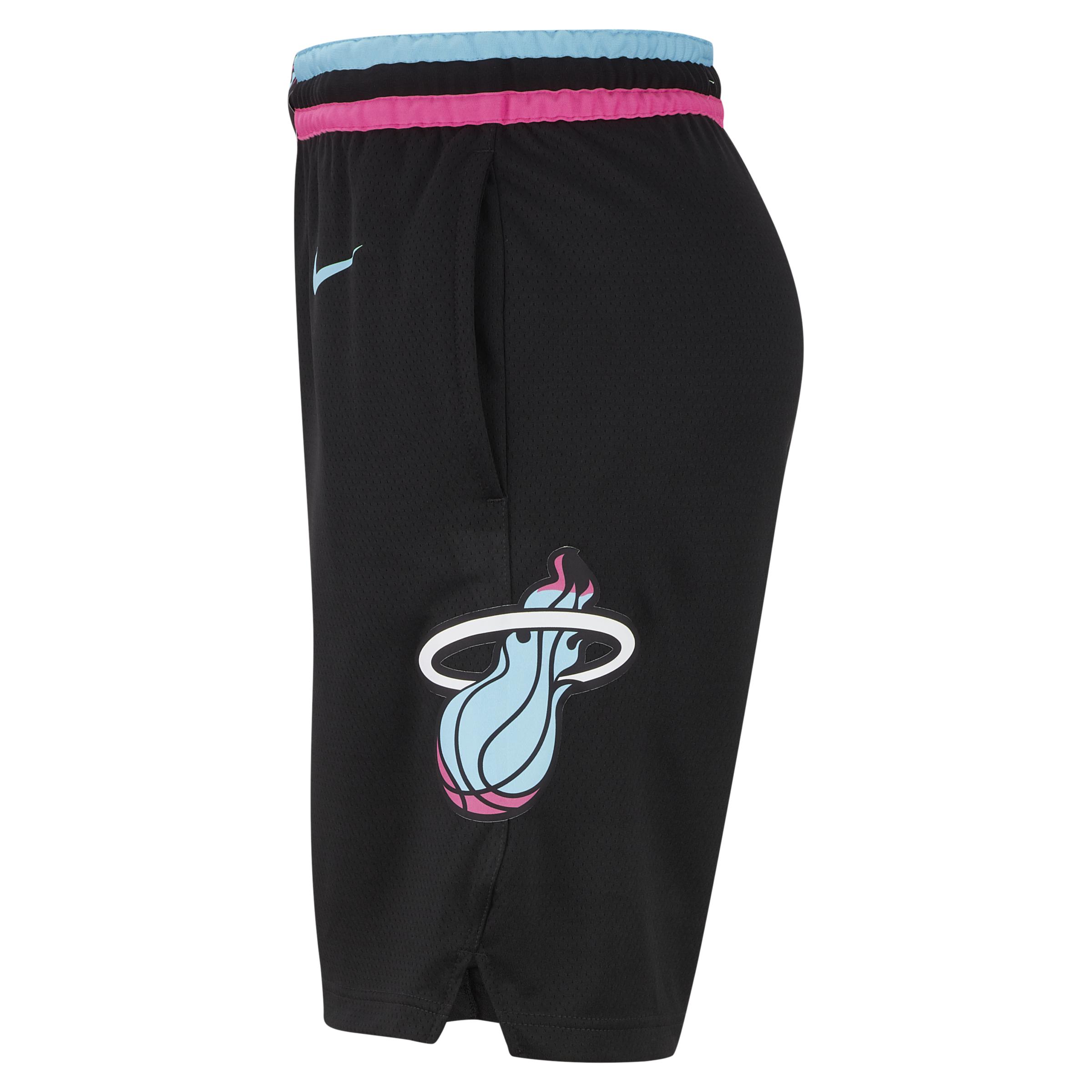 Shorts Miami Heat City Edition Swingman NBA da Uomo di Nike in Nero | Lyst
