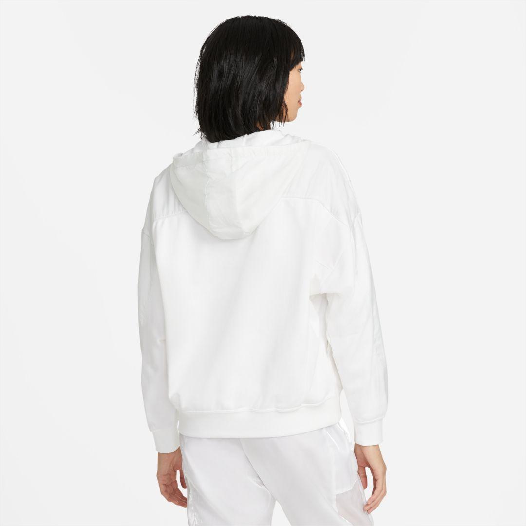 Nike Fleece Sportswear 1/4-zip Hoodie (white) - Lyst