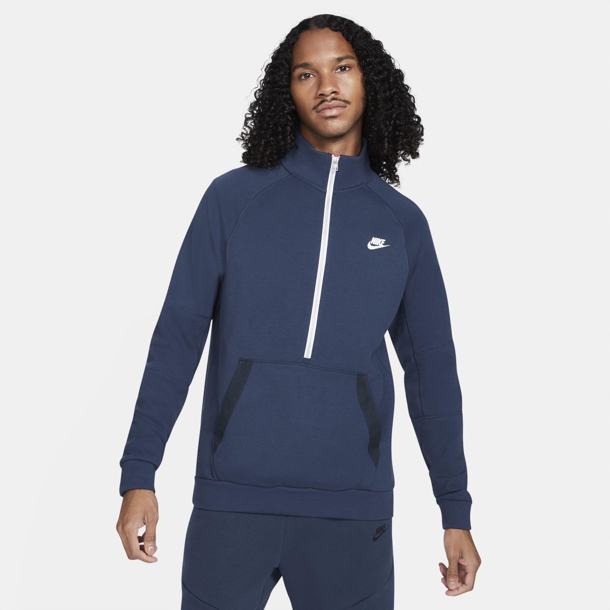 nike modern half zip sweat top