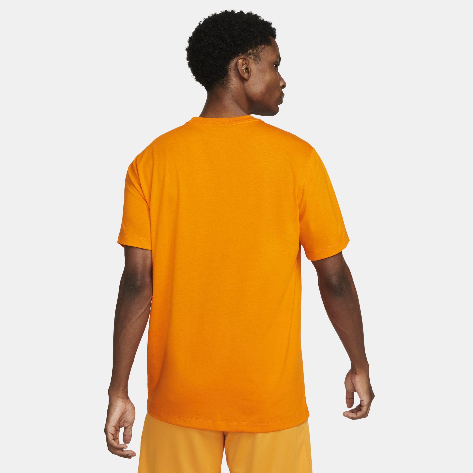 Nike Dri-fit Training T-shirt in Orange for Men | Lyst