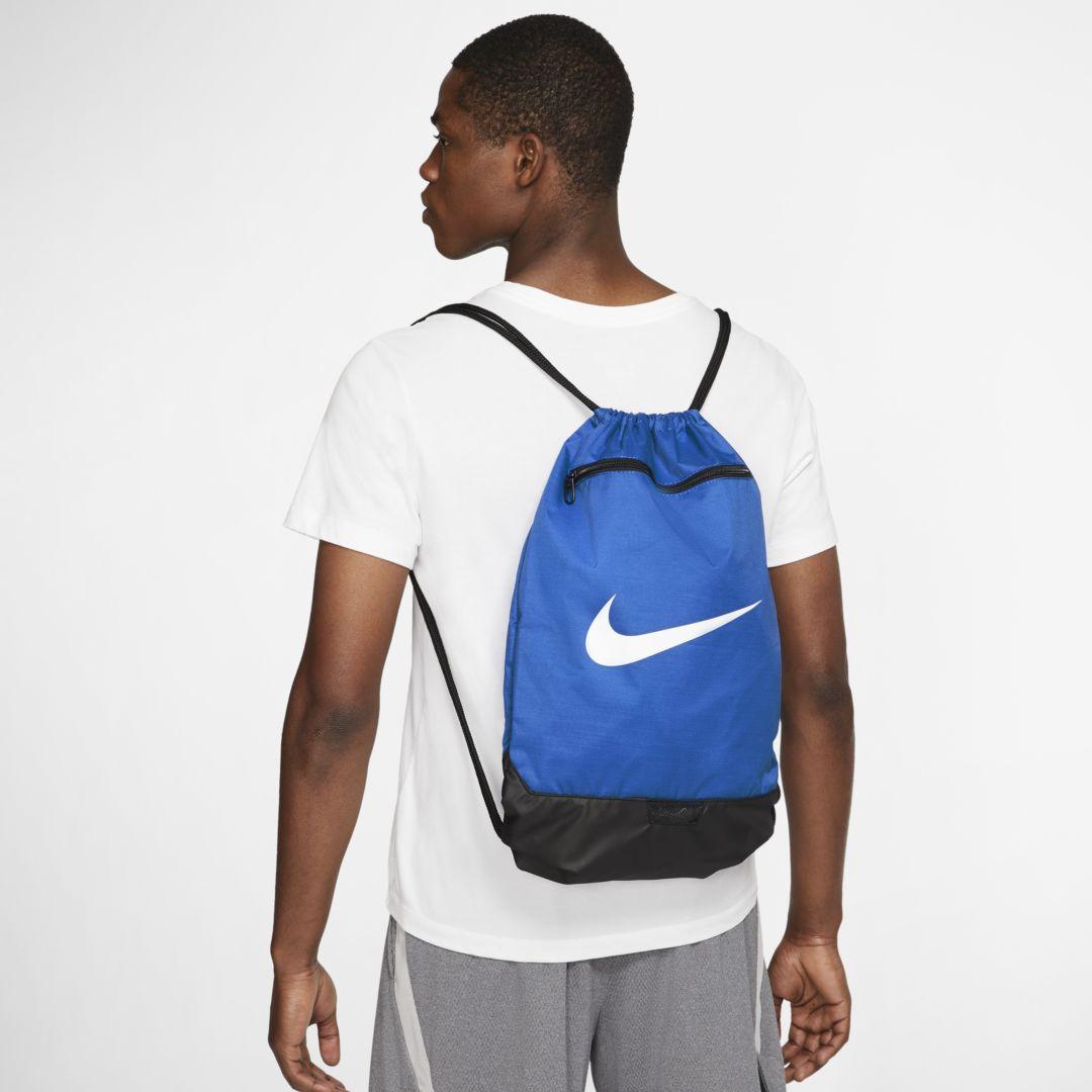 Nike Brasilia Training Gym Sack in Blue for Men | Lyst