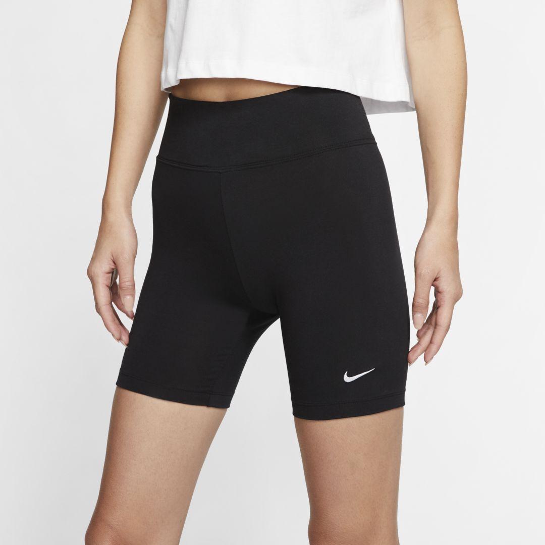 Nike Synthetic Sportswear Leg-a-see Bike Shorts in Black,Black,White  (Black) | Lyst