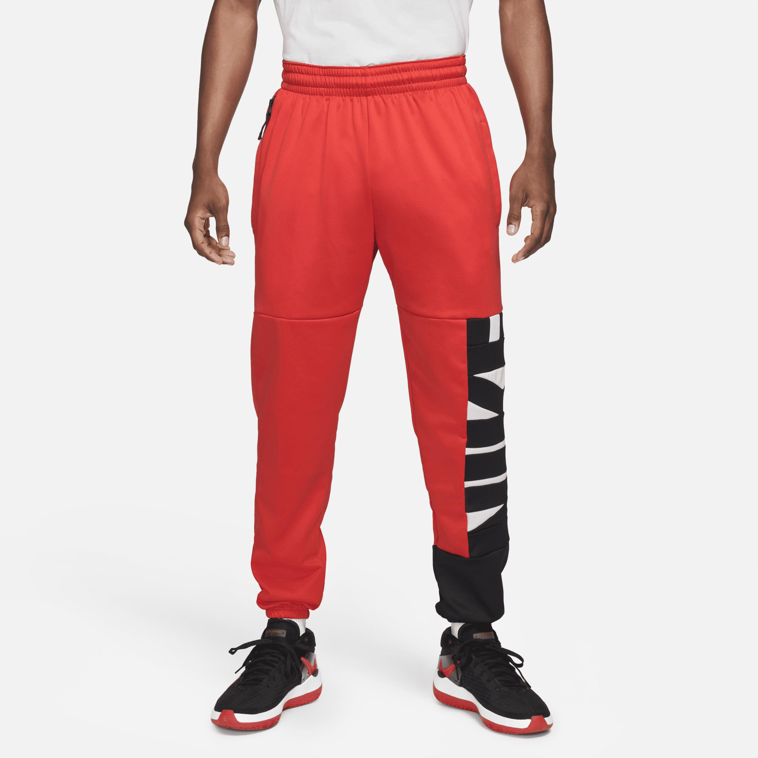 black and red nike pants