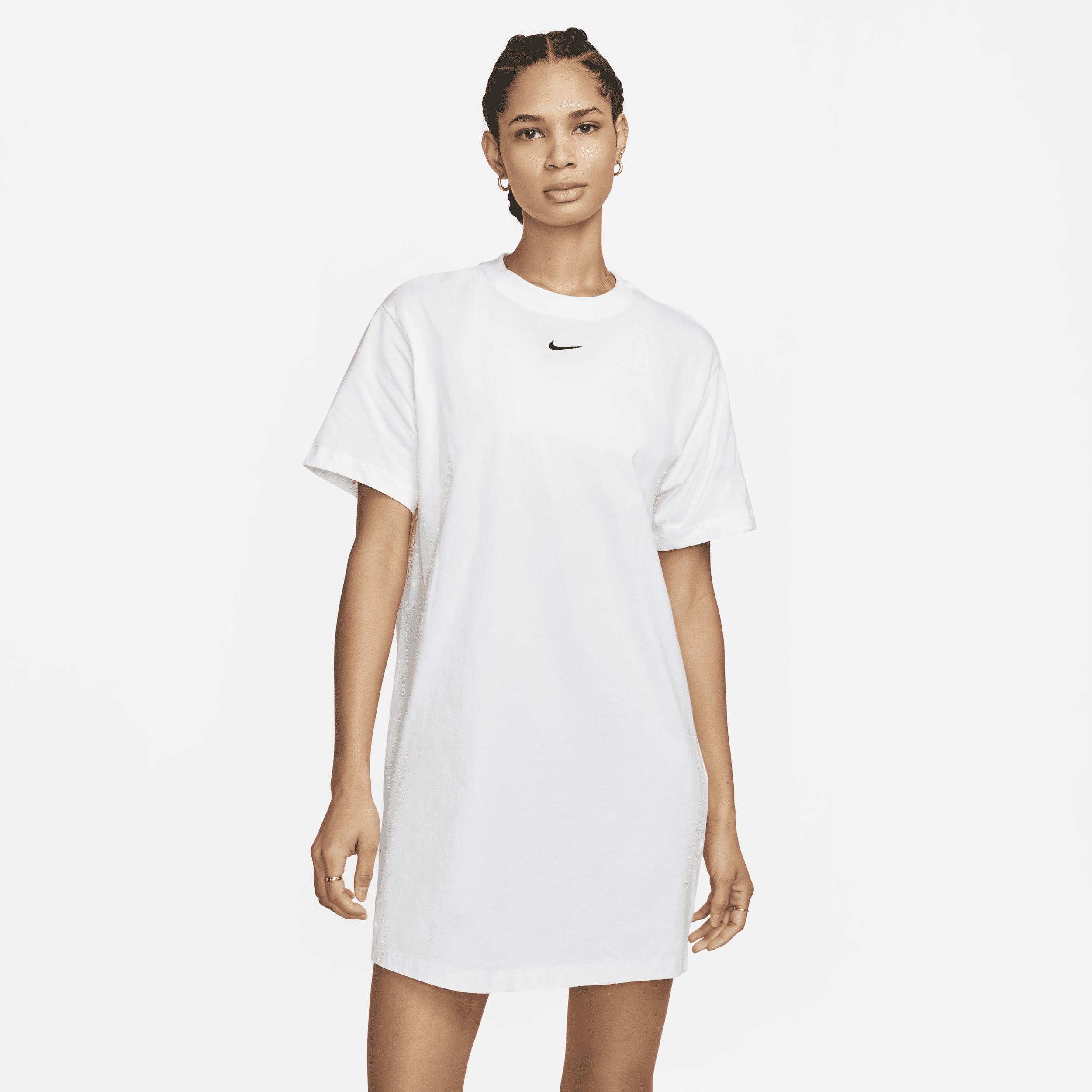 Nike Sportswear Essential T-shirtjurk Met Korte Mouwen in het Wit | Lyst NL