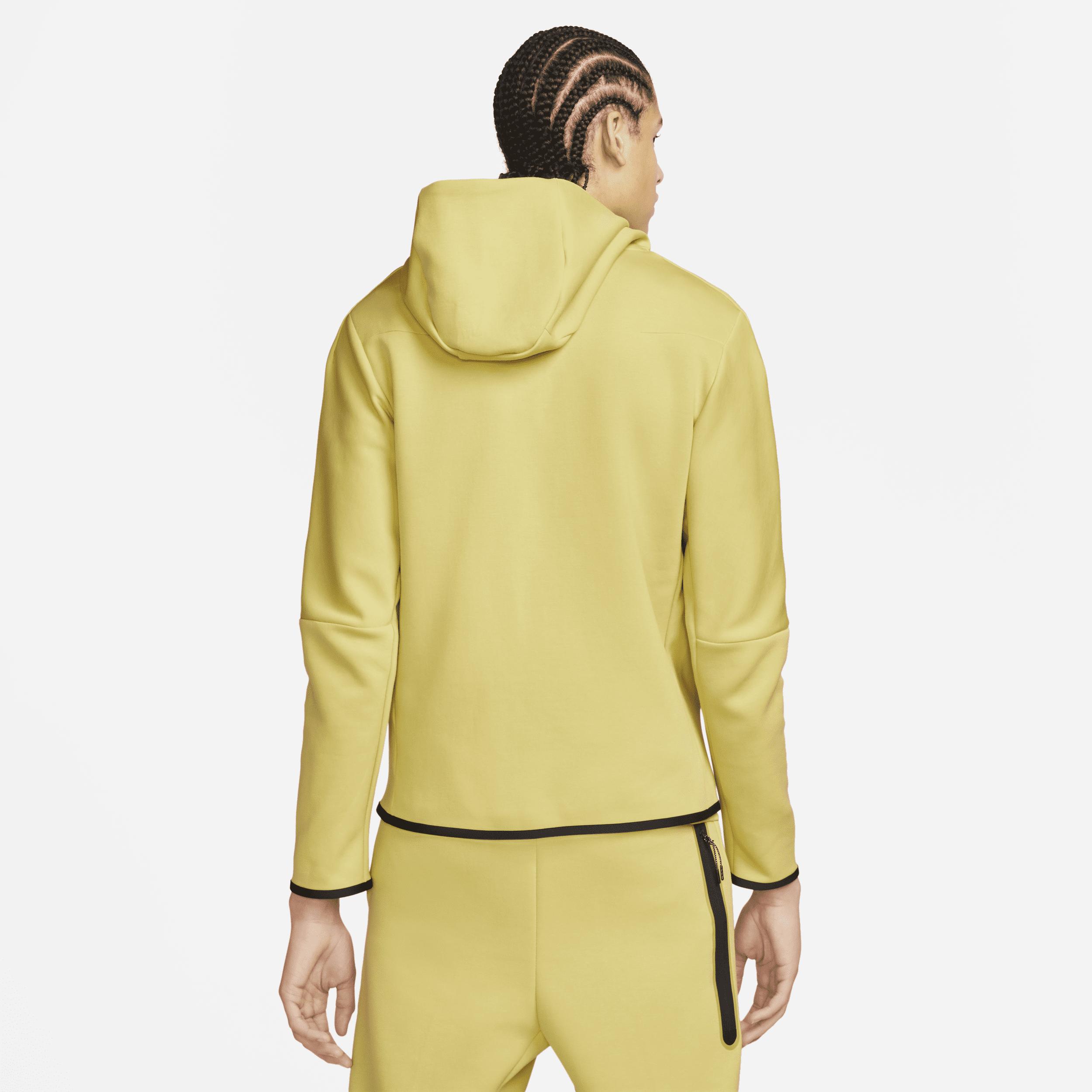 Yellow tech fleece hoodie hotsell