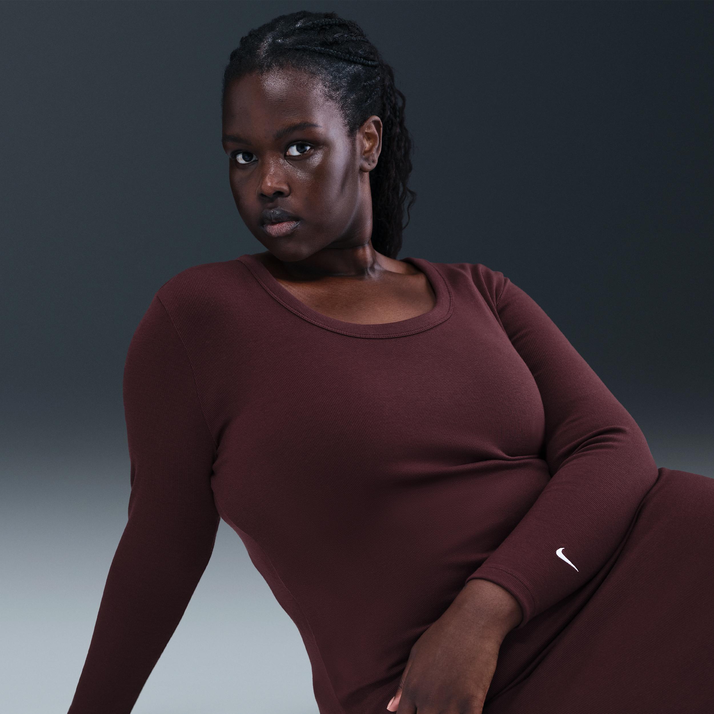 nike maxi dress plus size