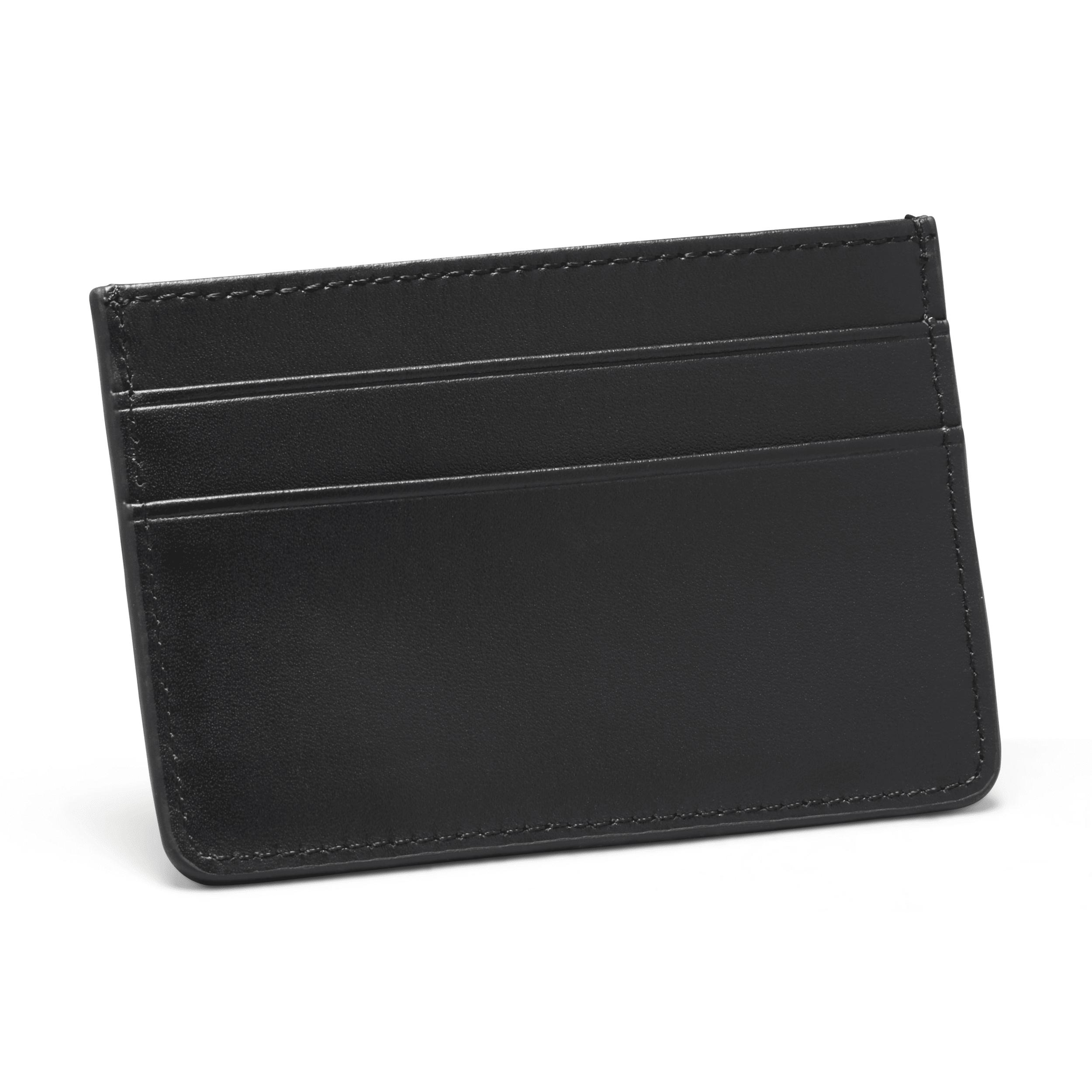 black leather nike wallet