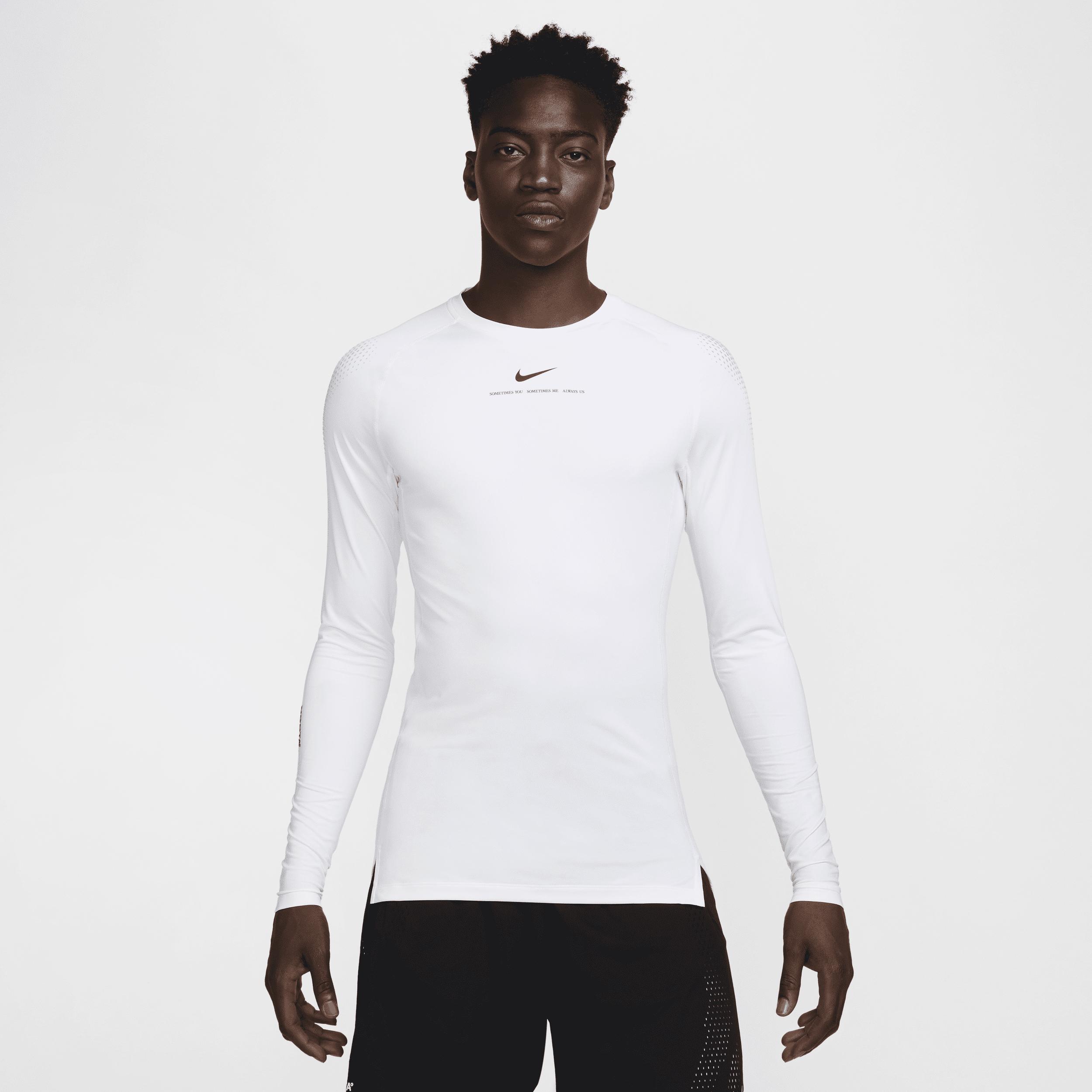Nike Nocta Long-sleeve Base Layer Basketball Top in White