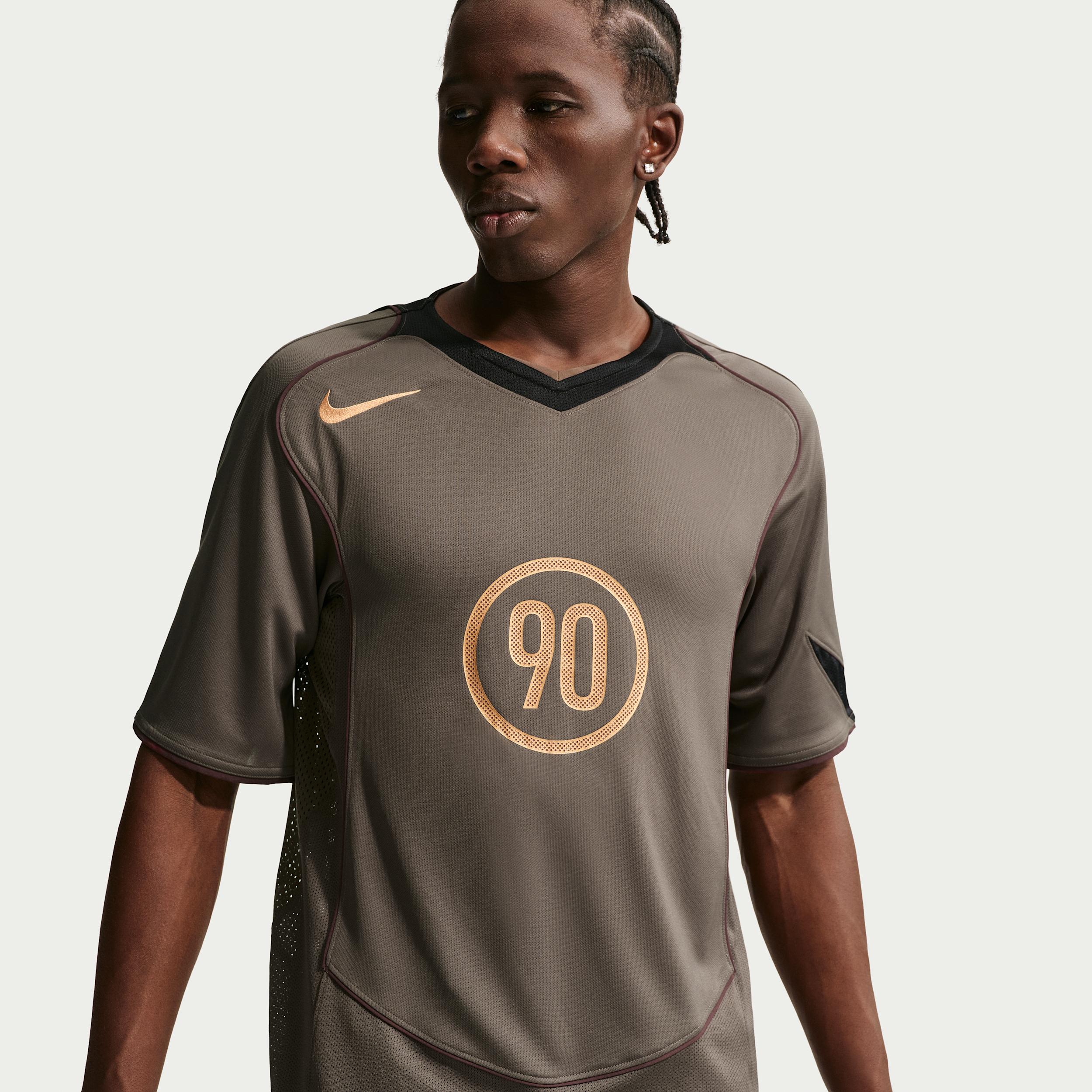 Nike Total 90 Dri-Fit Short-Sleeve Soccer Top in Brown for Men | Lyst
