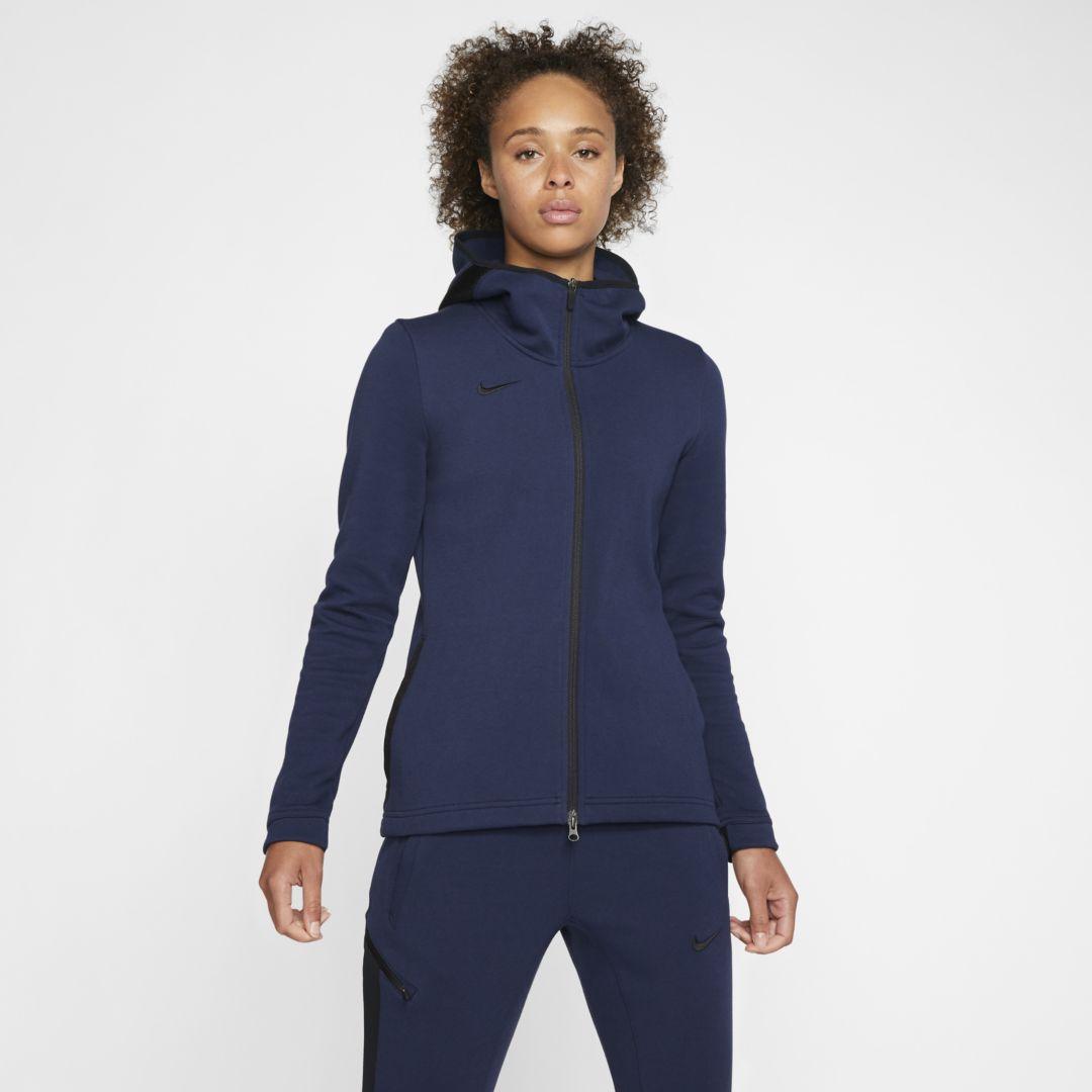 nike women's dry showtime full zip hoodie