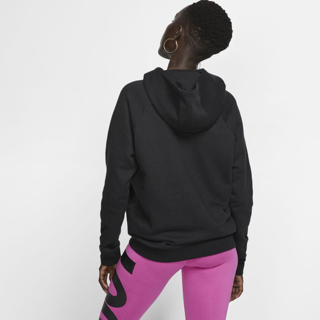 Nike Essential Hoodie Pullover Fleece in Black/White (Black) - Lyst