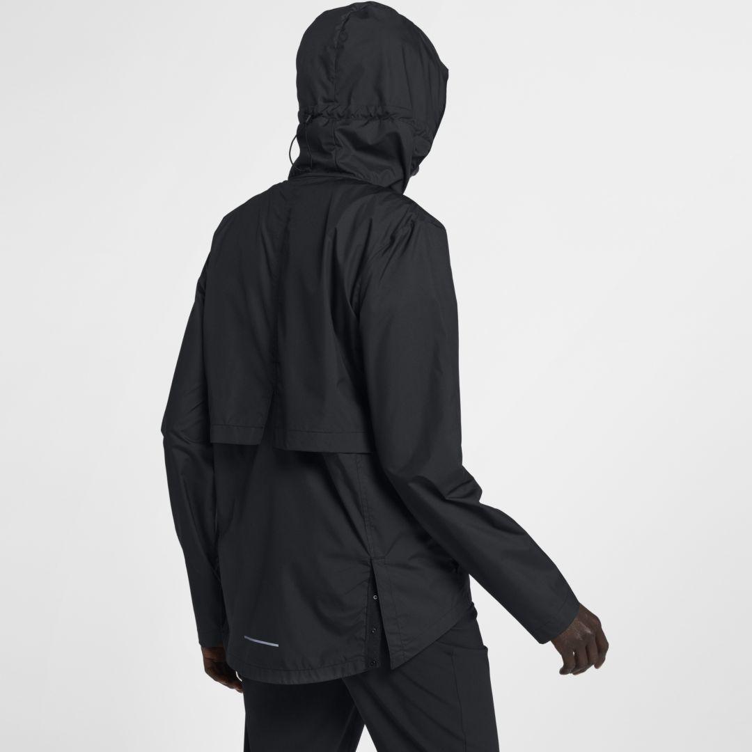 packable running rain jacket