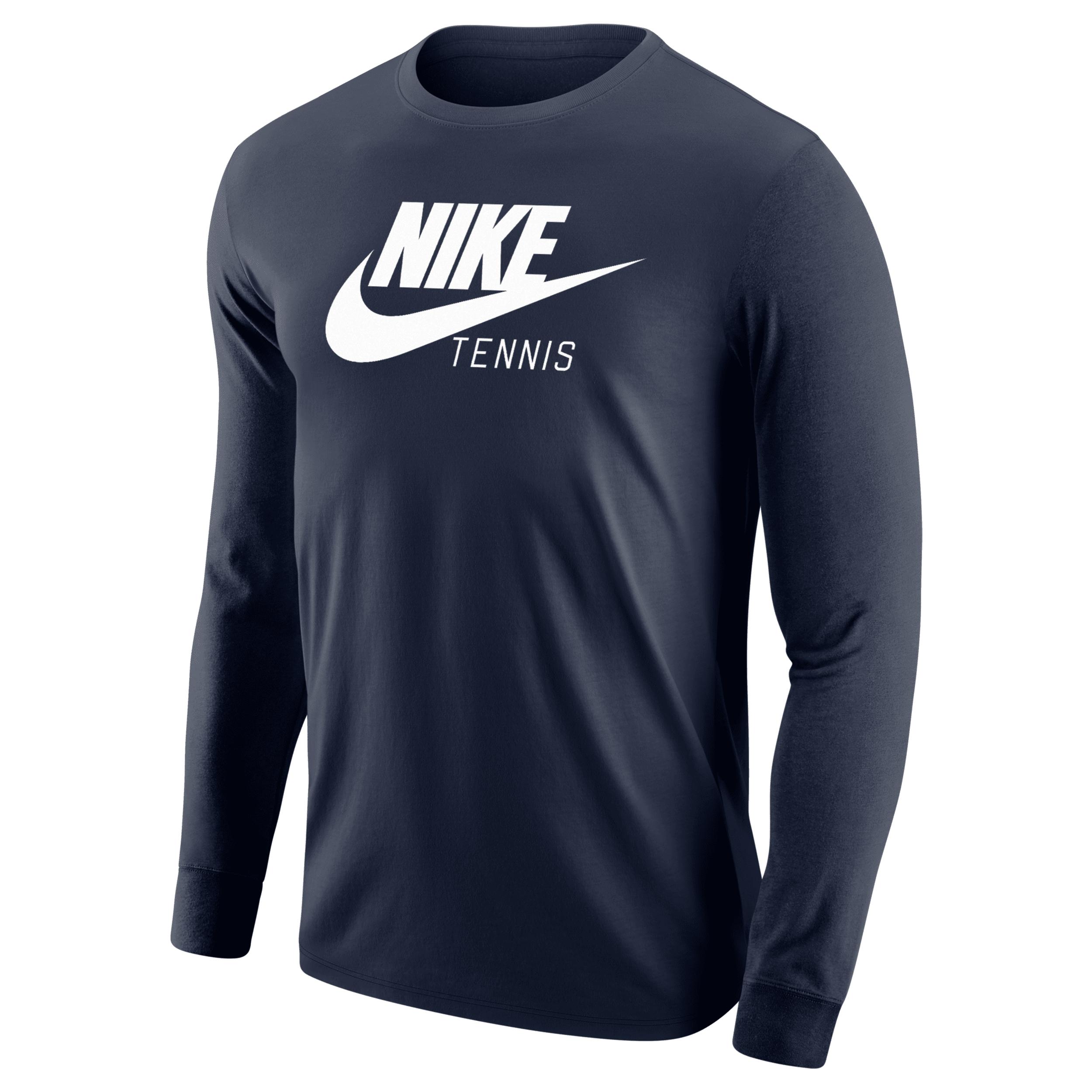 Nike Swoosh Long-sleeve T-shirt In Blue, for Men | Lyst