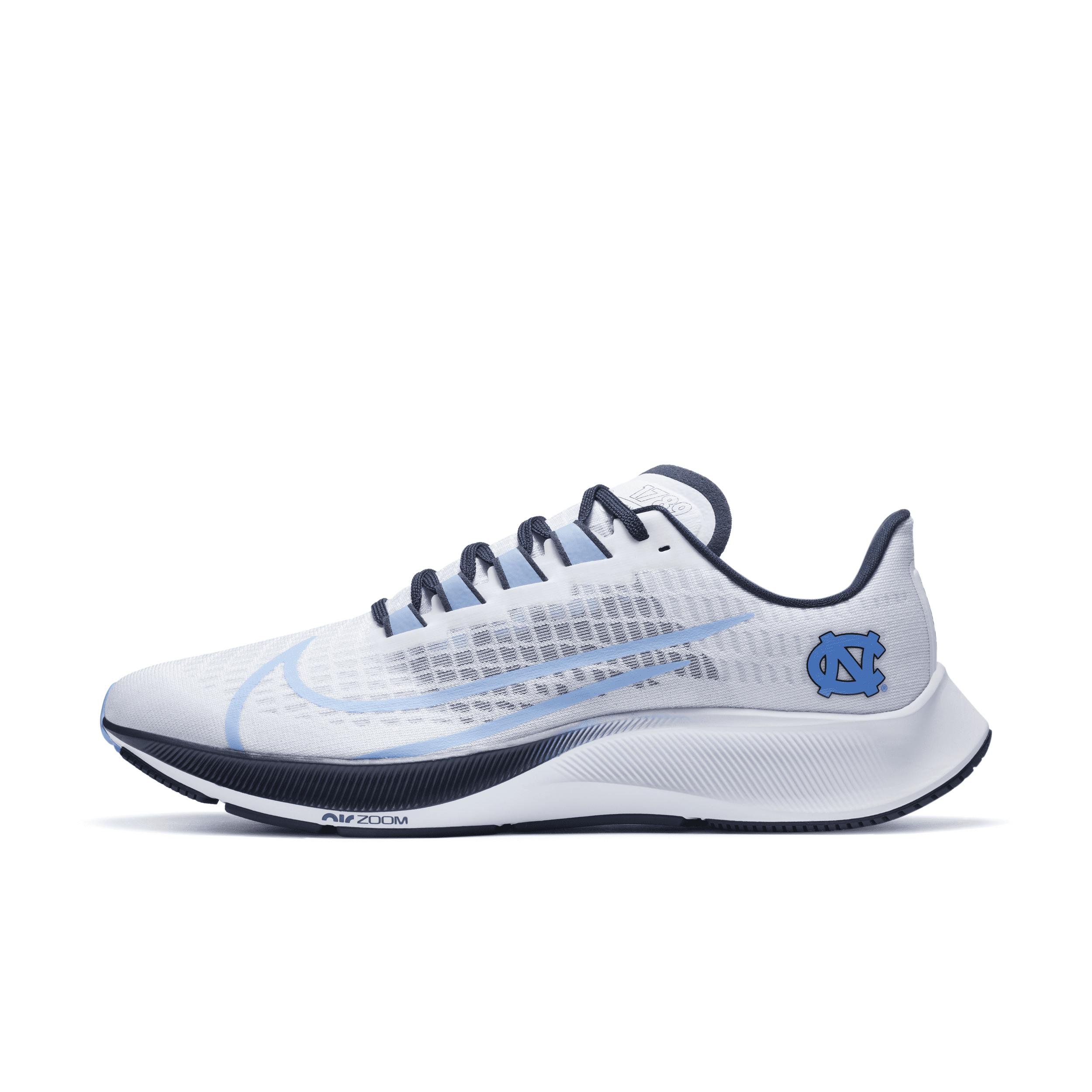 Nike College Zoom Pegasus 37 (unc) Running Shoes In White, in Blue for Men  | Lyst