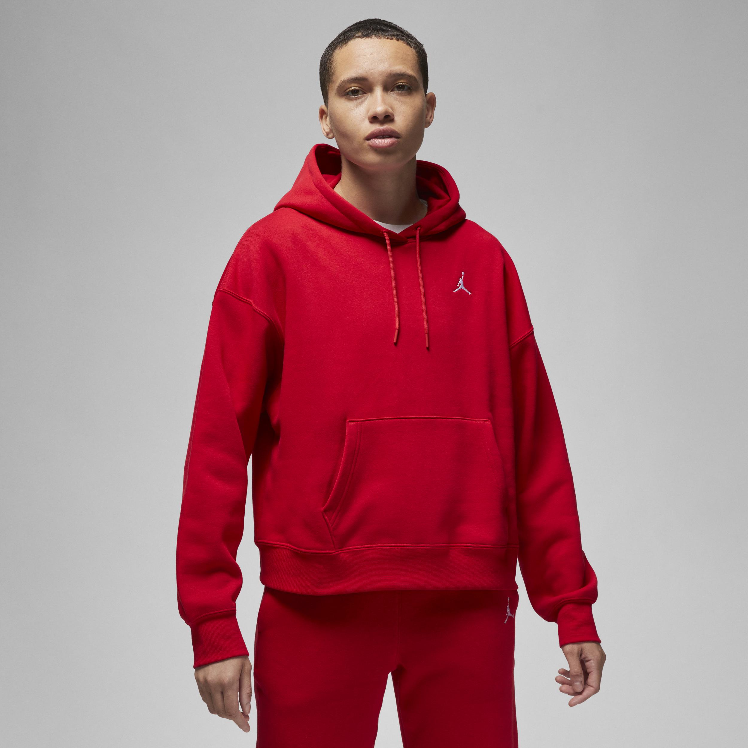 Nike Brooklyn Fleece Hoodie in Red | Lyst