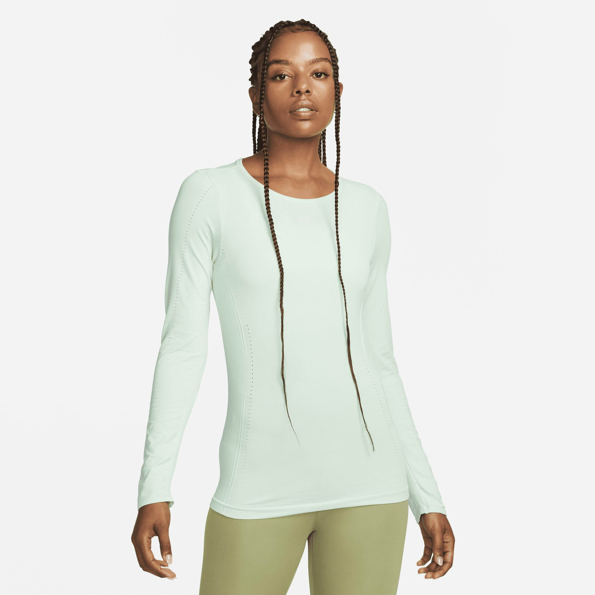 Nike Dri-fit Adv Aura Slim-fit Long-sleeve Training Top in Green