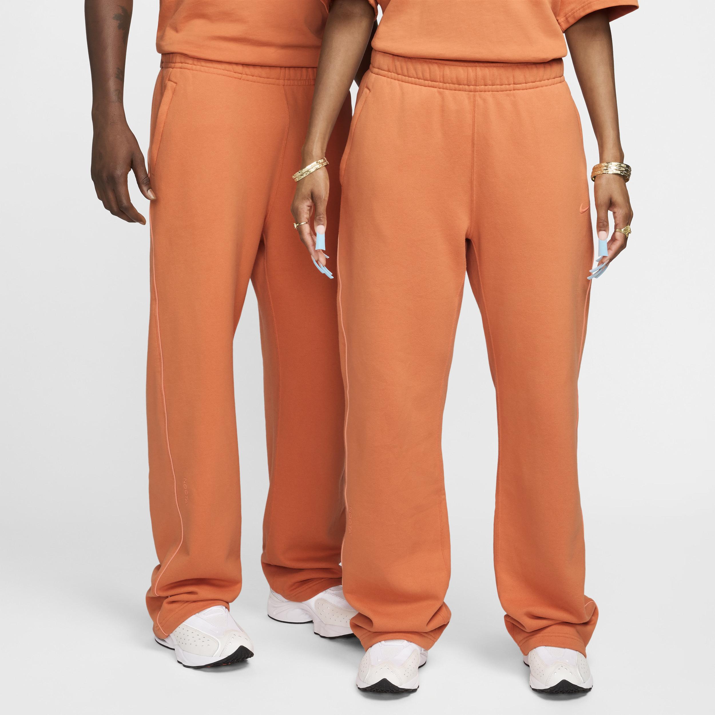 Nike Nocta Nocta Fleece Cs Open-hem Sweatpants in Orange for Men 