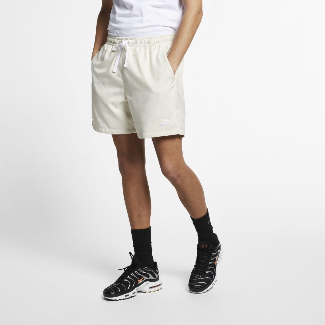 Nike Sportswear Woven Shorts in Natural for Men | Lyst