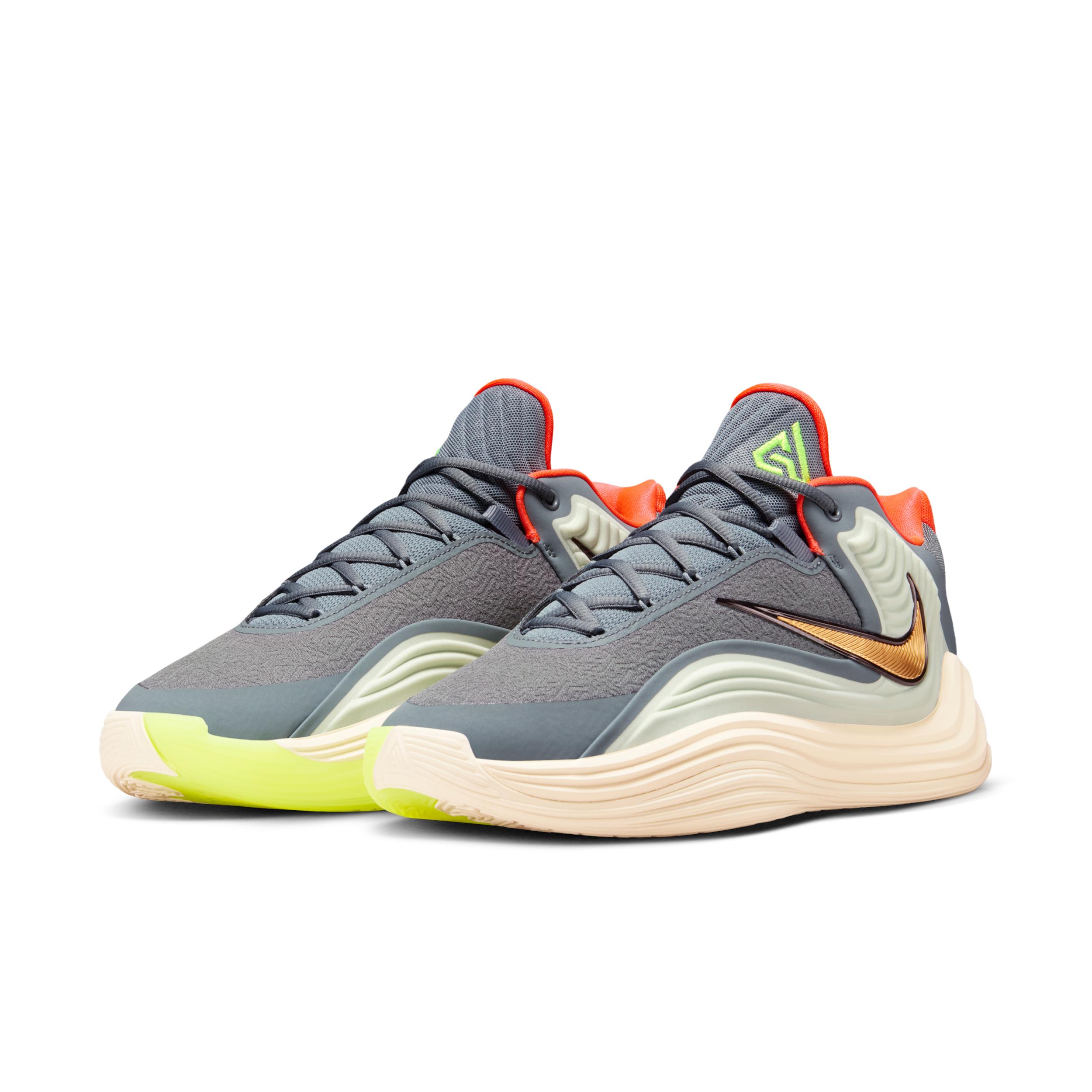 NIKE men’s grey and yellow‎ Giannis Zoom Freak 3 basketball sneaker shoes Nike Giannis Freak 6 Basketball Shoe - Men main image 4