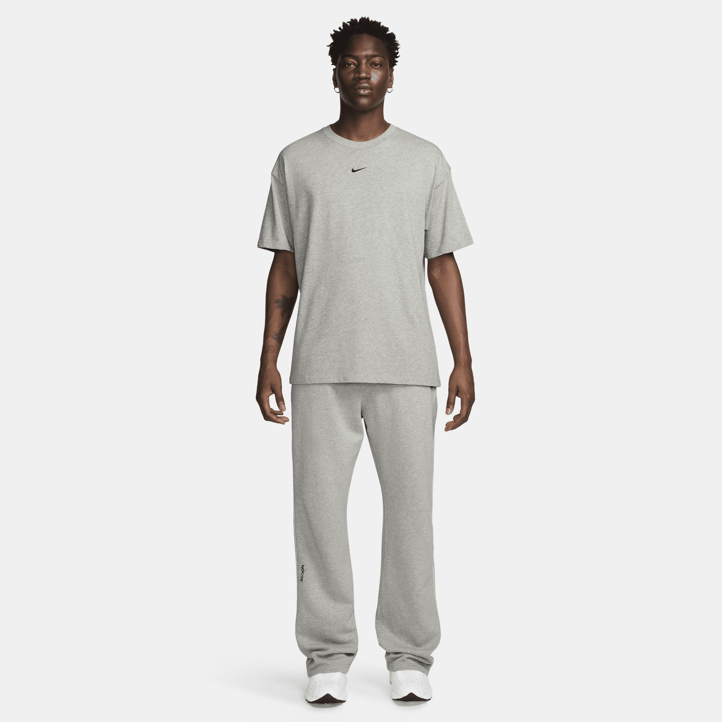 Nike Nocta Nocta Fleece Cs Open-Hem Tracksuit Bottoms in Gray for 