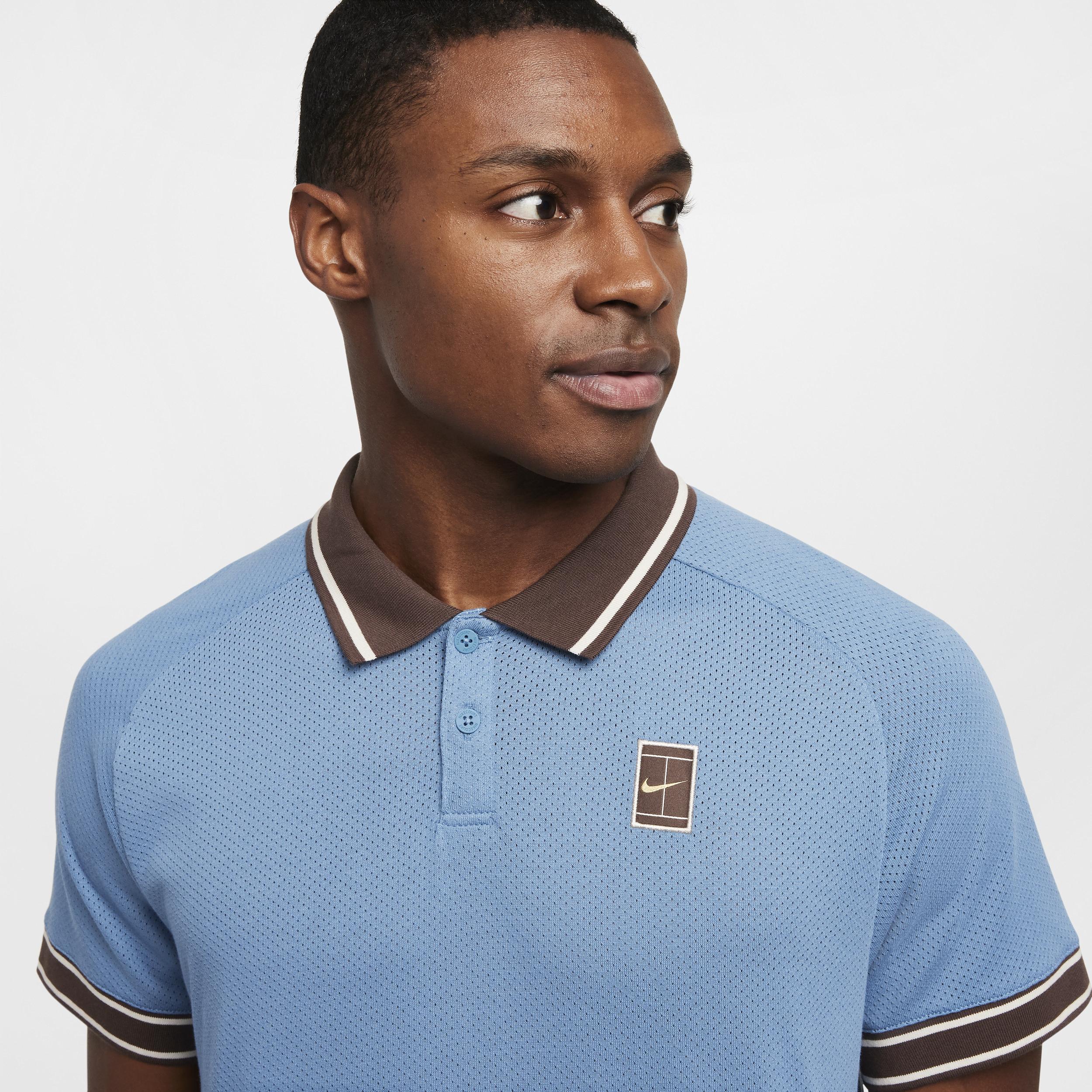Nike Court Heritage Tennis Polo in Blue for Men Lyst UK