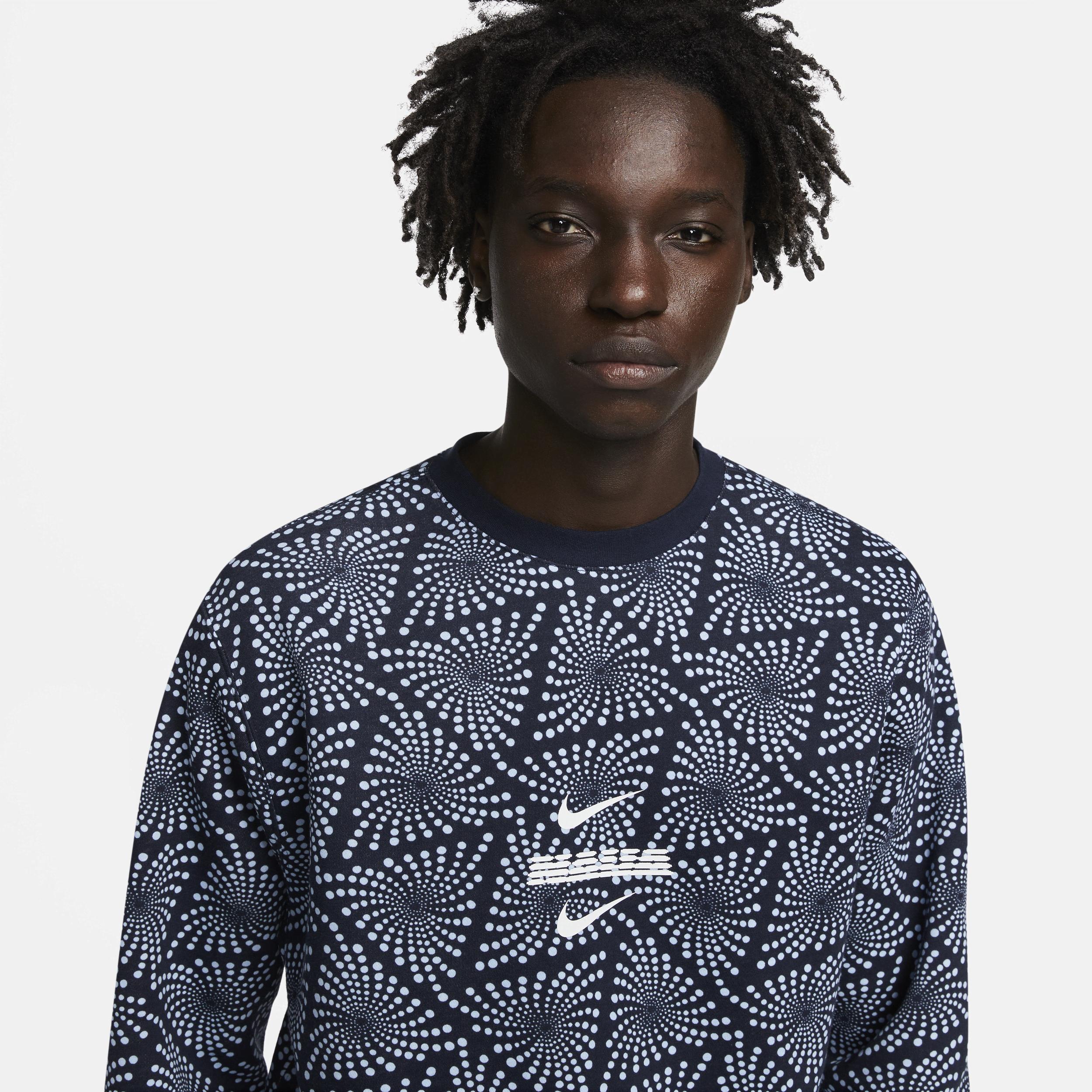 Nike all over print sweater sale