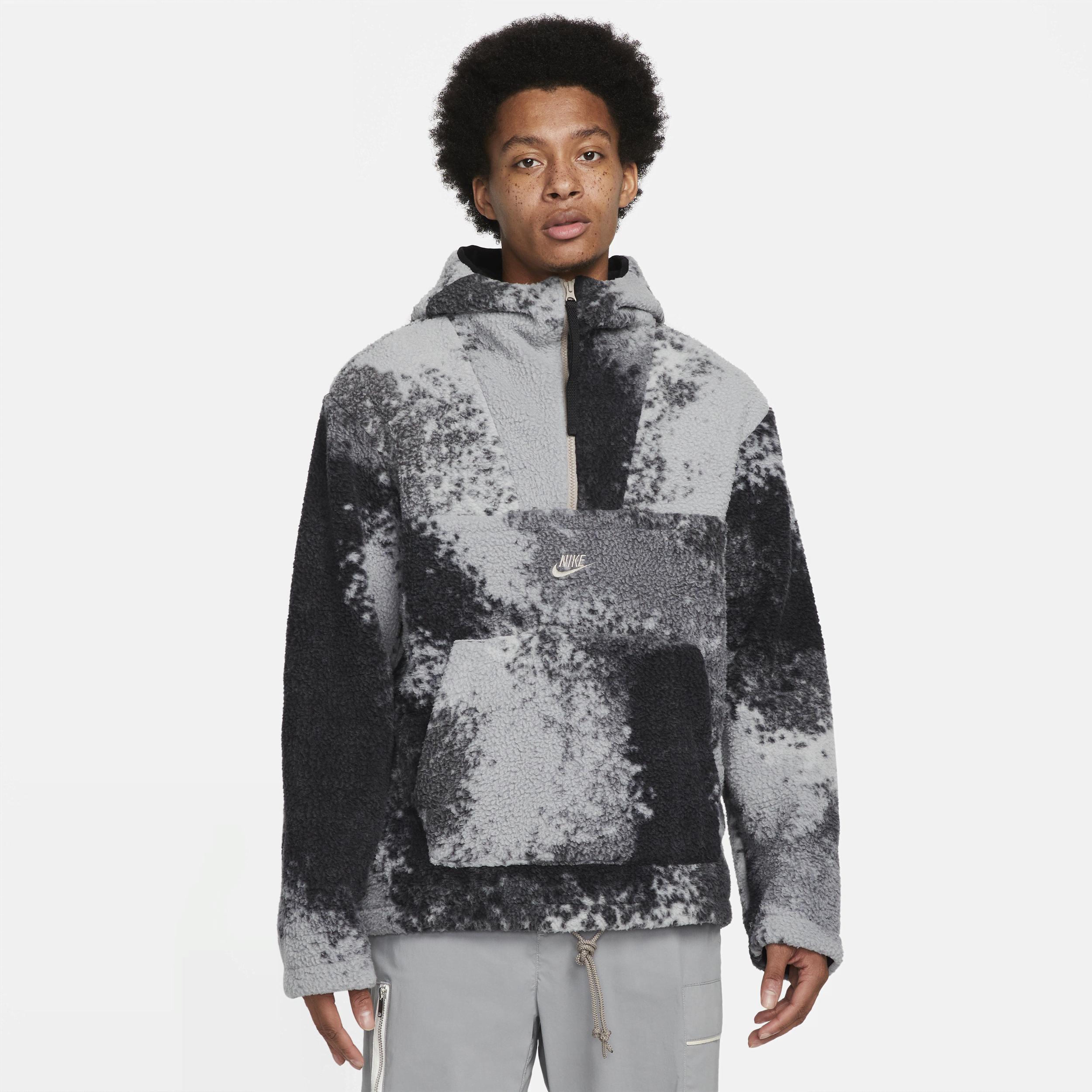 Nike Sportswear Sport Essentials+ 1/2-zip Hoodie In Black, in Gray for Men | Lyst