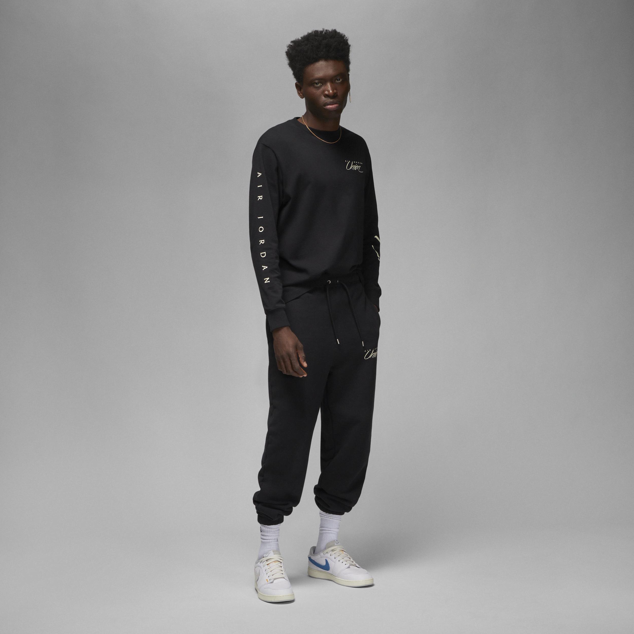 Nike Jordan X Union Long-sleeve T-shirt in Black for Men | Lyst