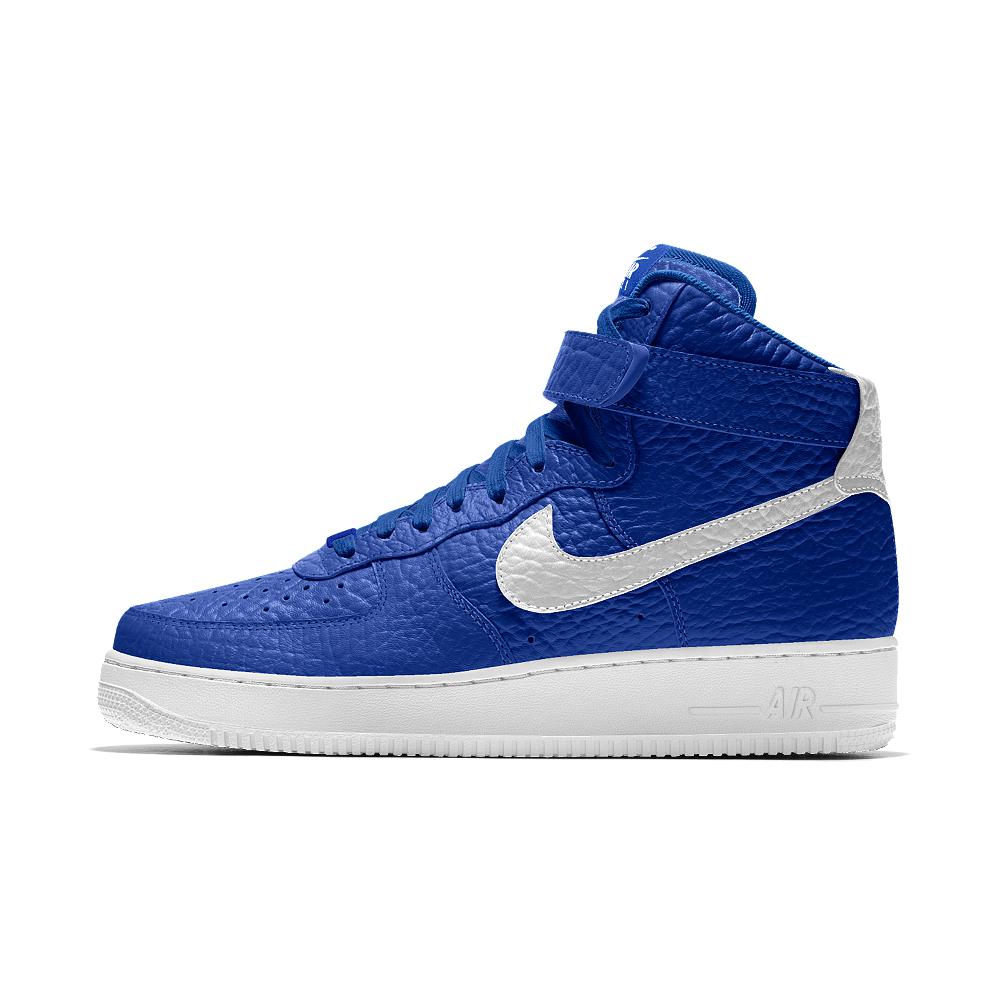 Nike Air Force 1 High Premium Id (dallas Mavericks) Men's Shoe in Blue ...