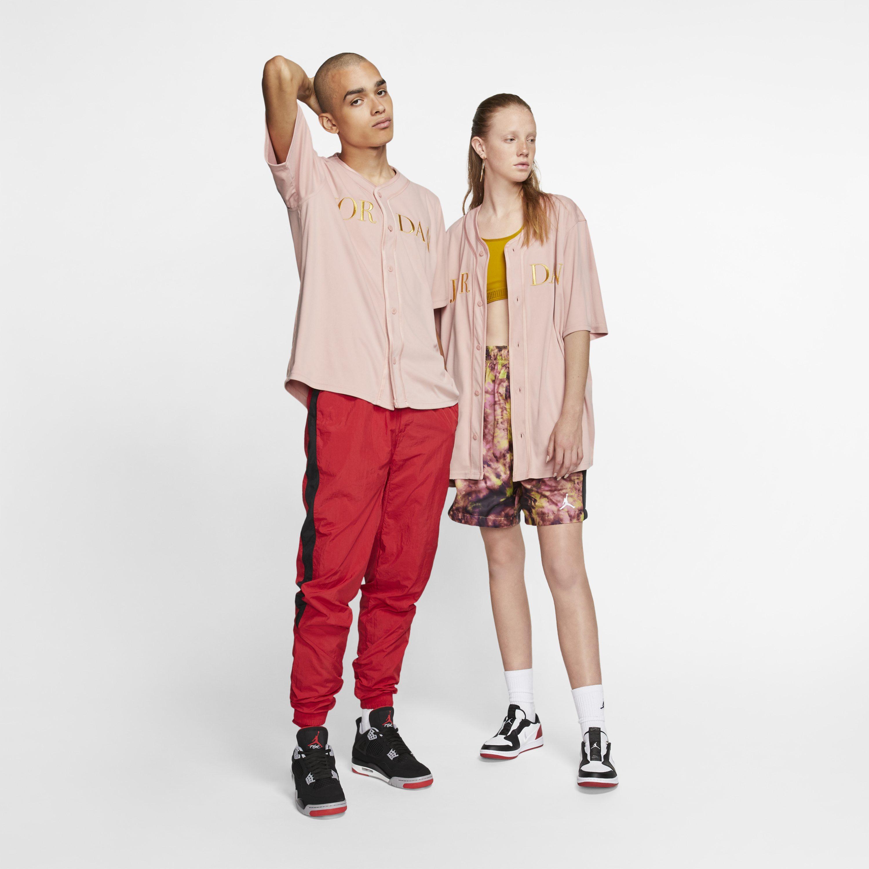 Nike Jordan Remastered Baseball Top in Pink for Men | Lyst UK