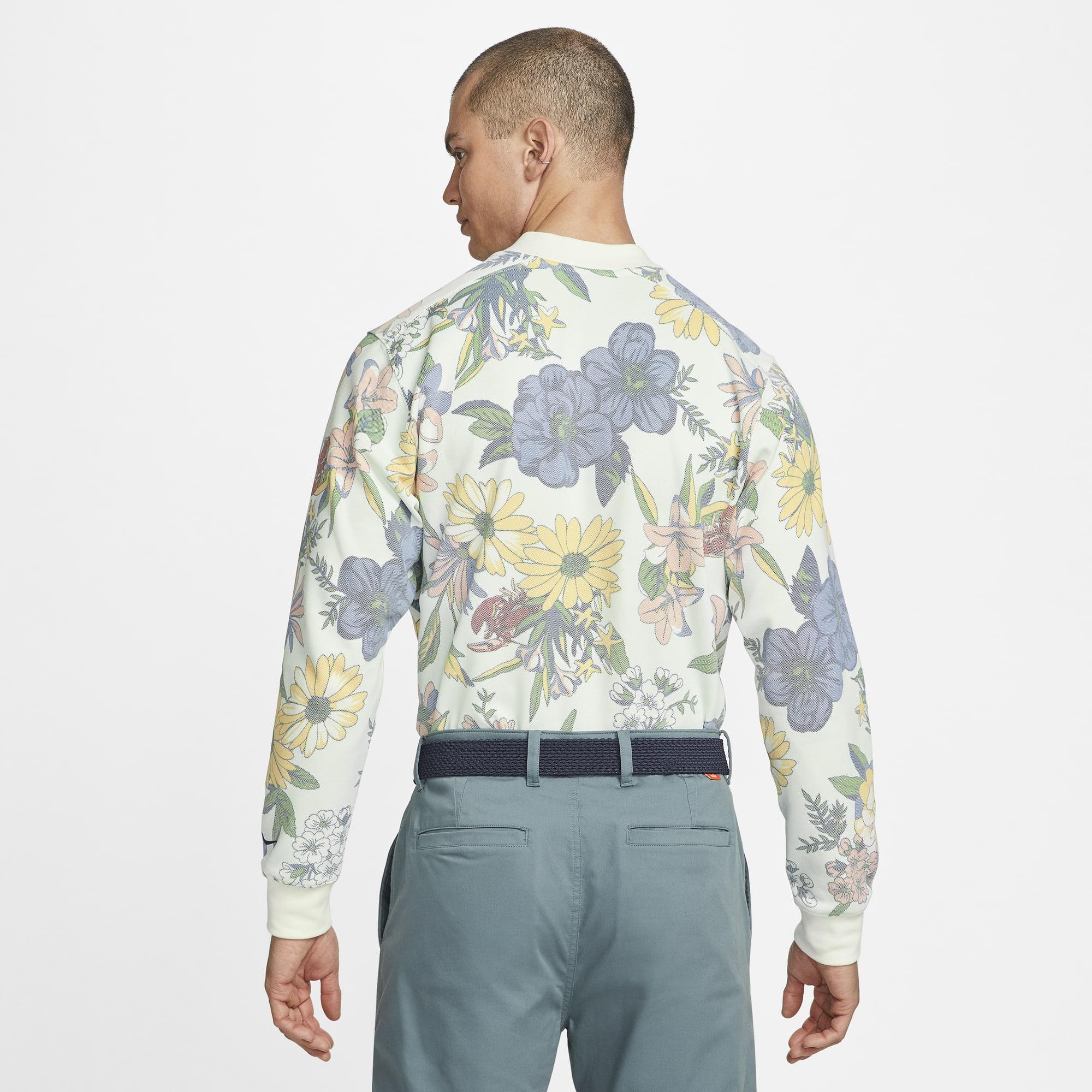 nike floral golf shirt