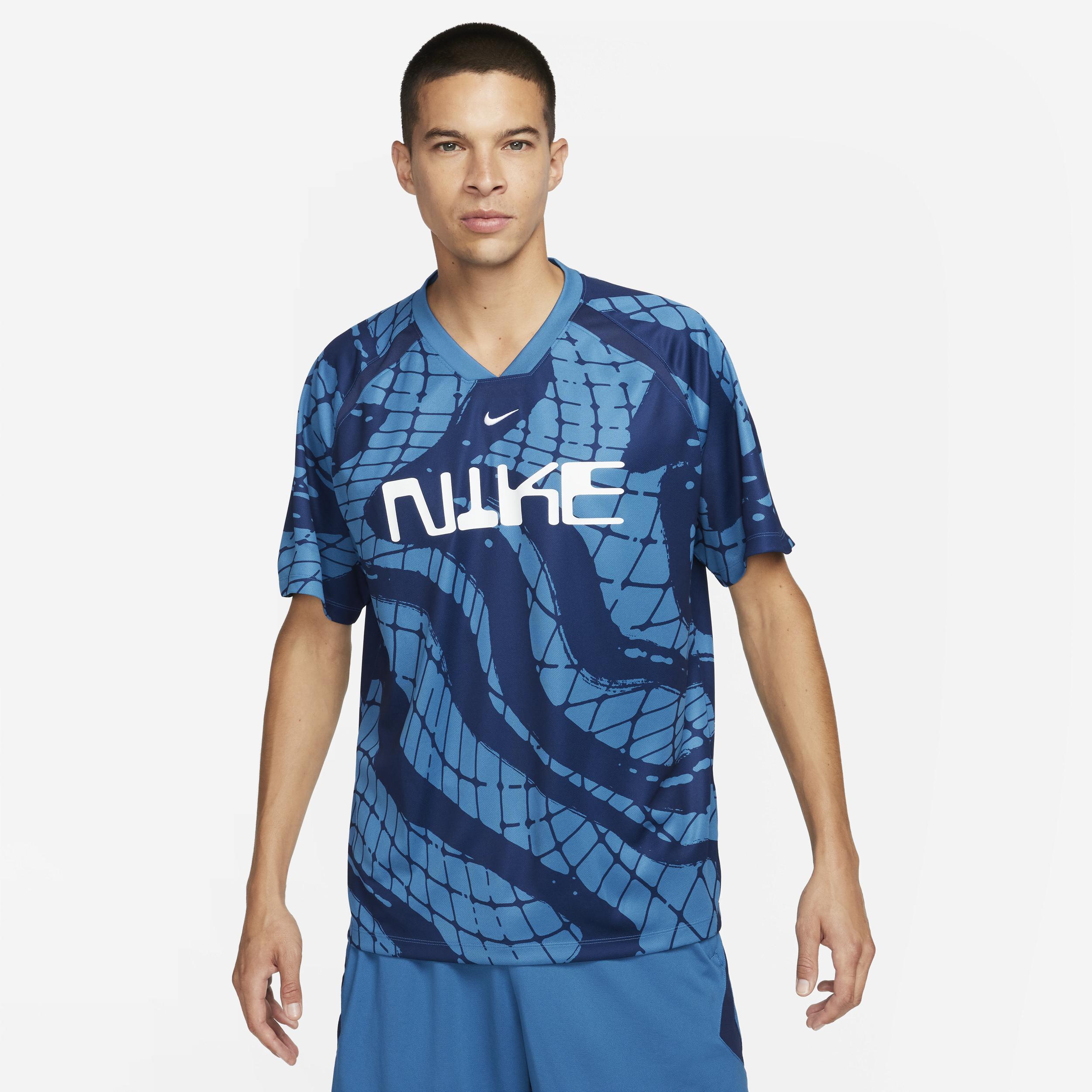 Nike Brazil 2023 Stadium Away Dri-fit Soccer Jersey in Blue for Men