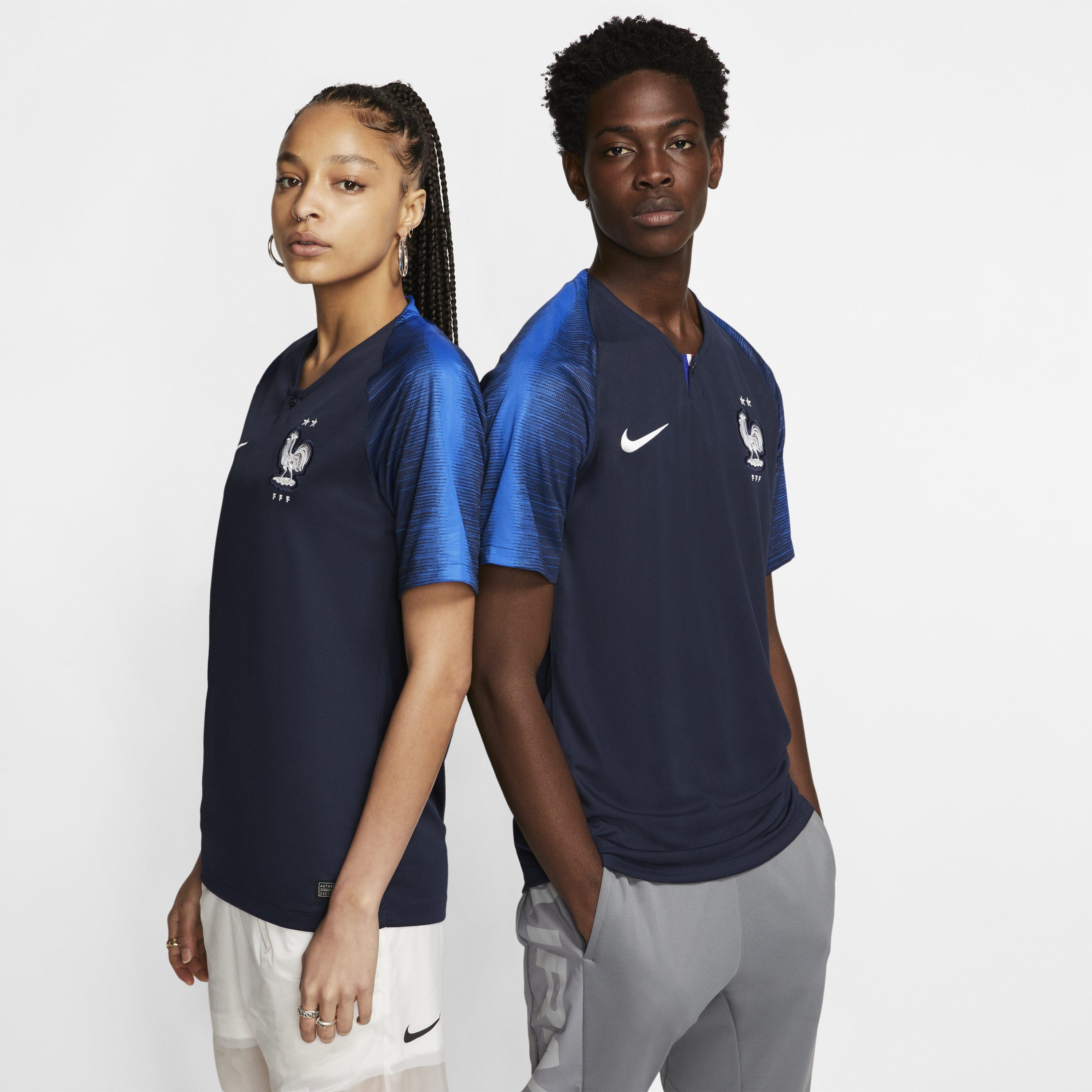 Nike Fff 2018 Stadium Home Football Shirt in Blue for Men | Lyst UK