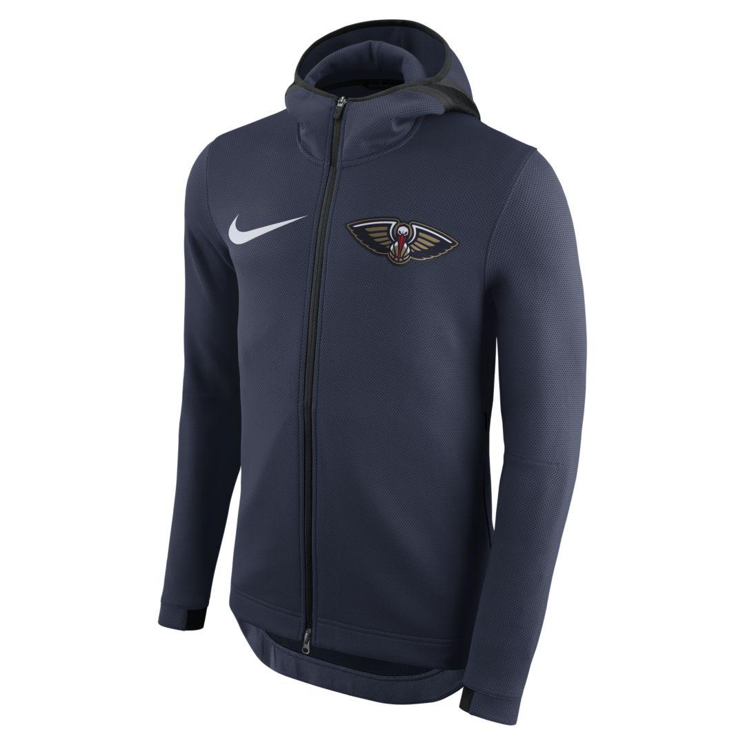 Nike New Orleans Pelicans Therma Flex Showtime Nba Hoodie in Blue for Men |  Lyst