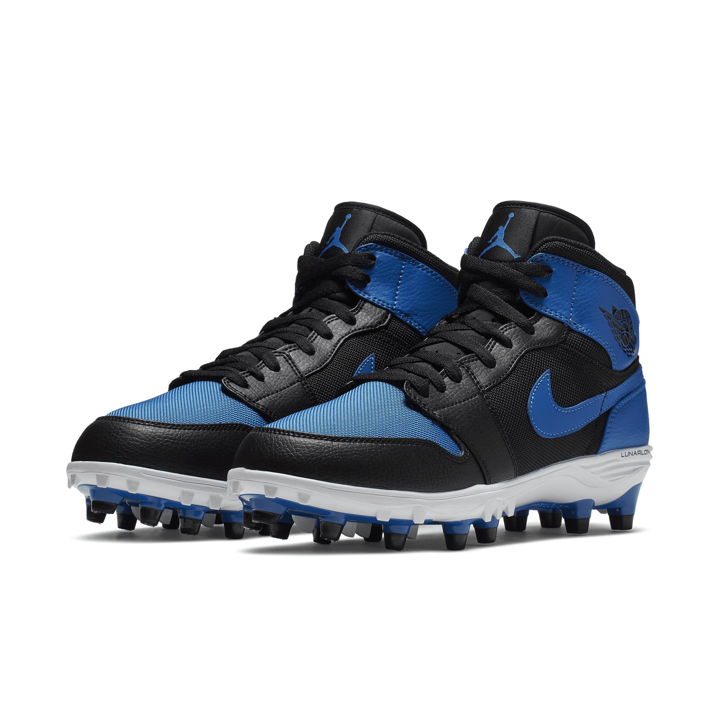 Black and blue football cleats outlet
