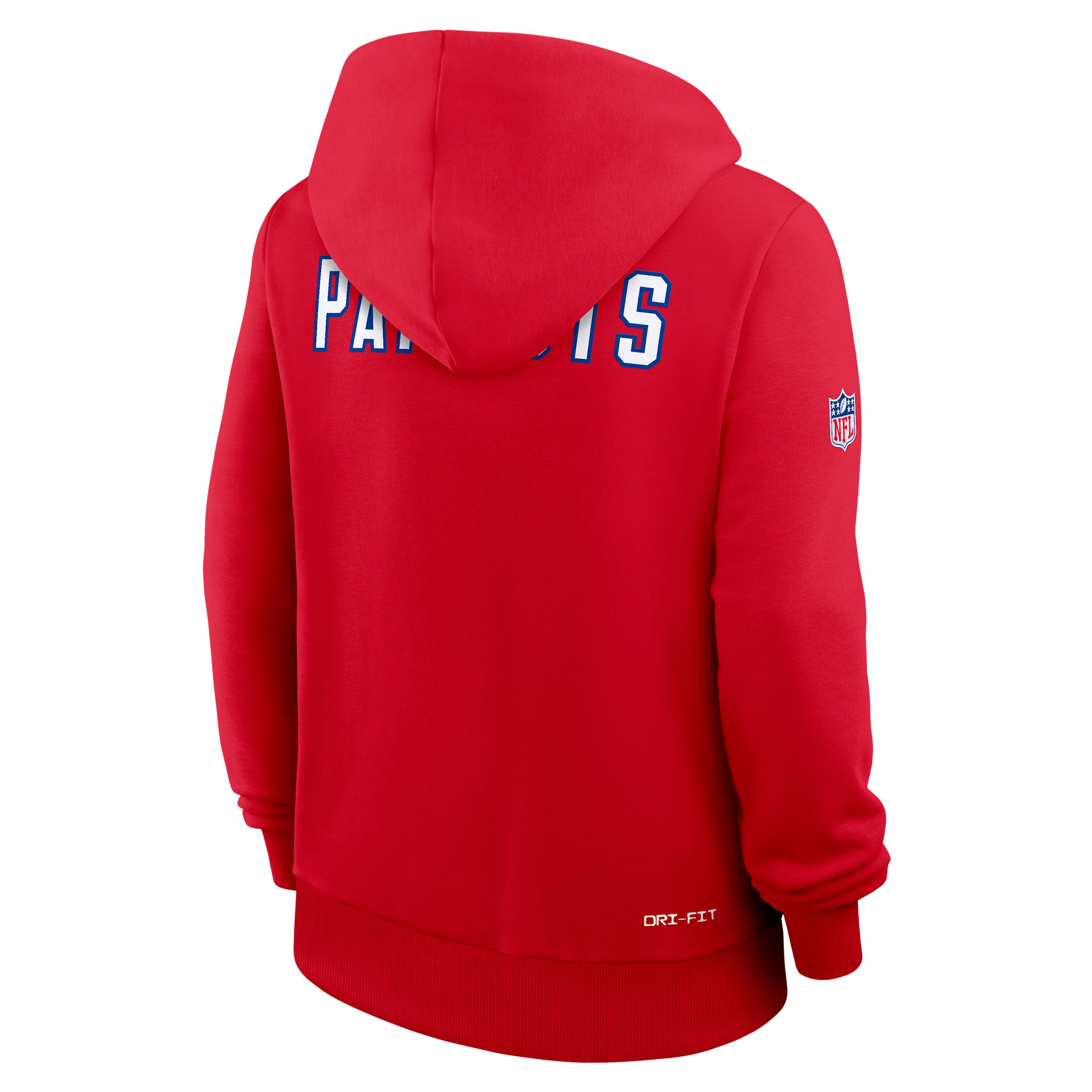 red nike patriots hoodie