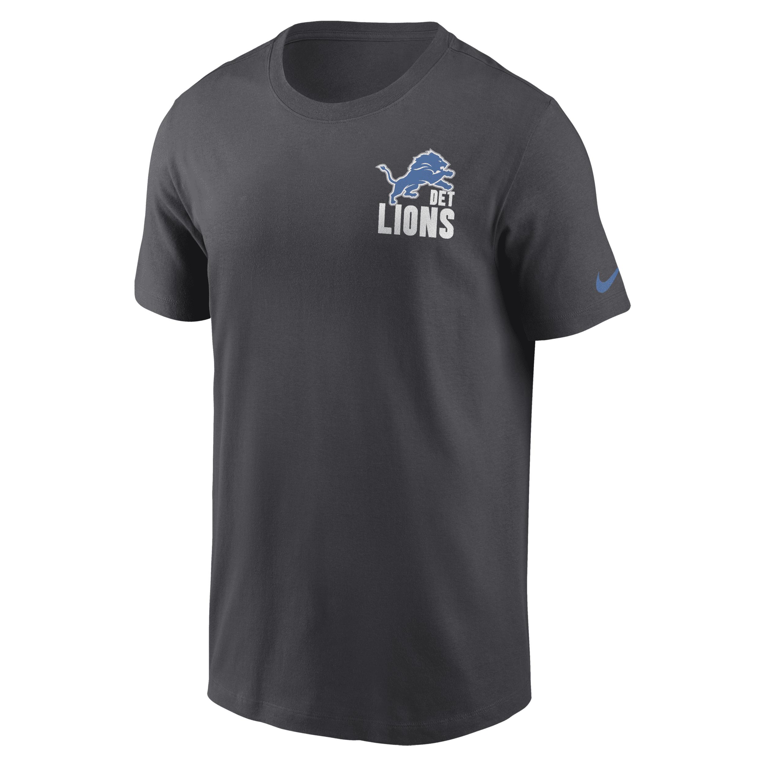 Nike Anthracite Detroit Lions Velocity Long Sleeve T-shirt