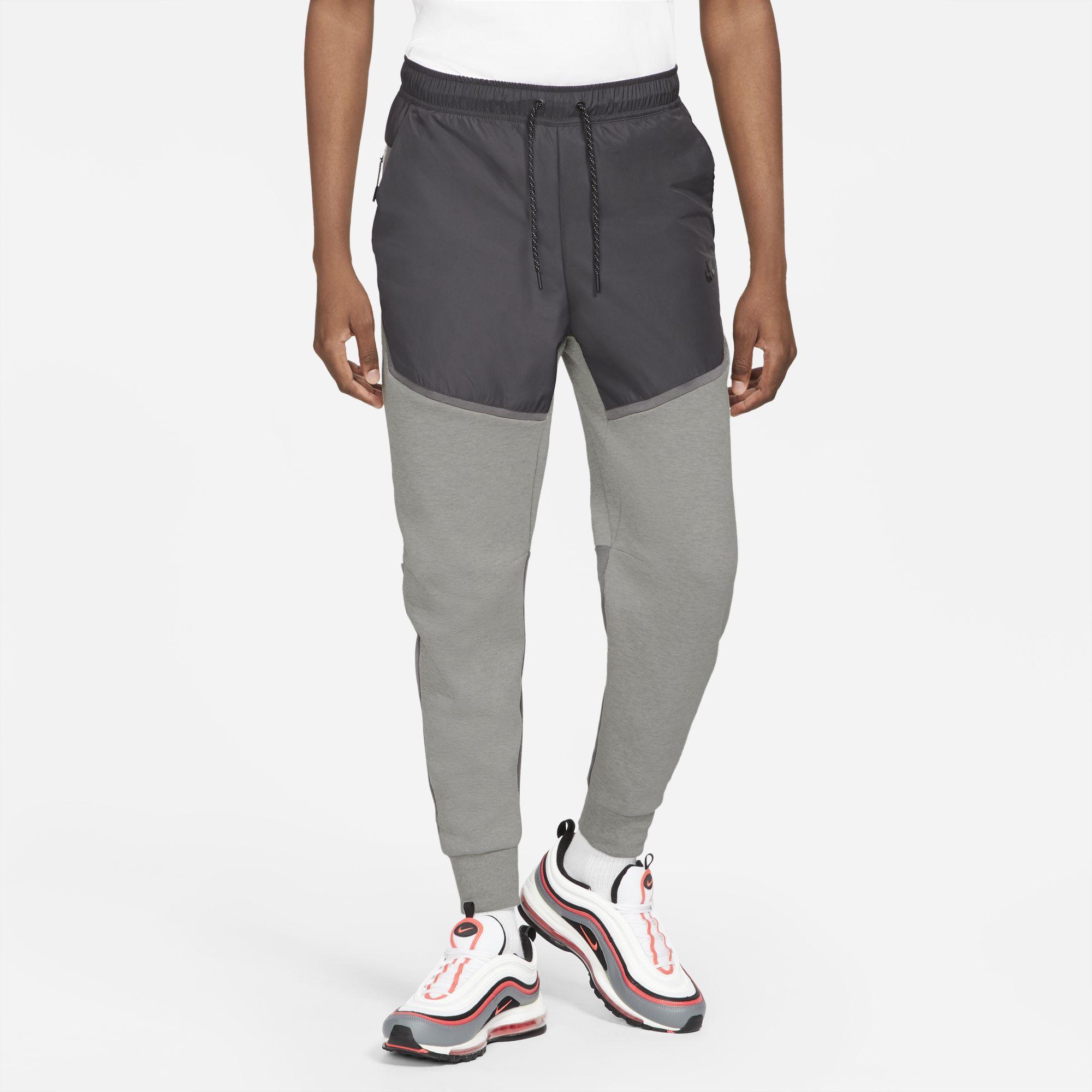 Nike Sportswear Tech Fleece Woven Joggers Grey in Grey for Men - Lyst