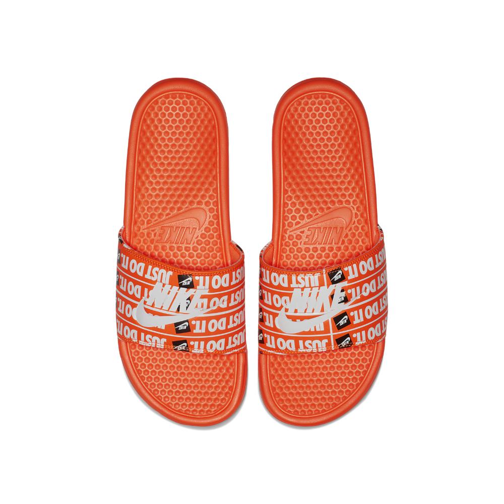 orange just do it slides