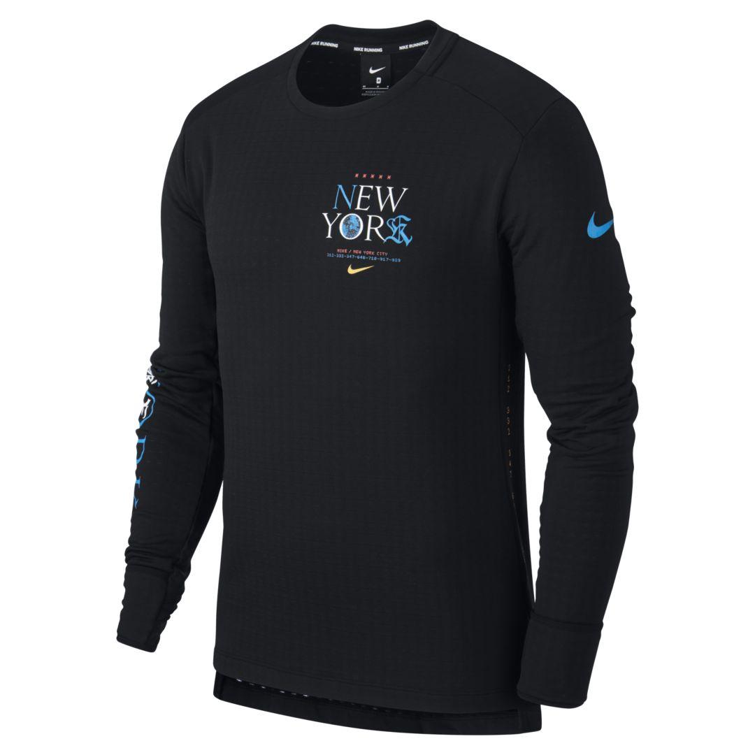 Nike Therma Sphere Element 3.0 Nyc Long-sleeved Running Top in Black ...
