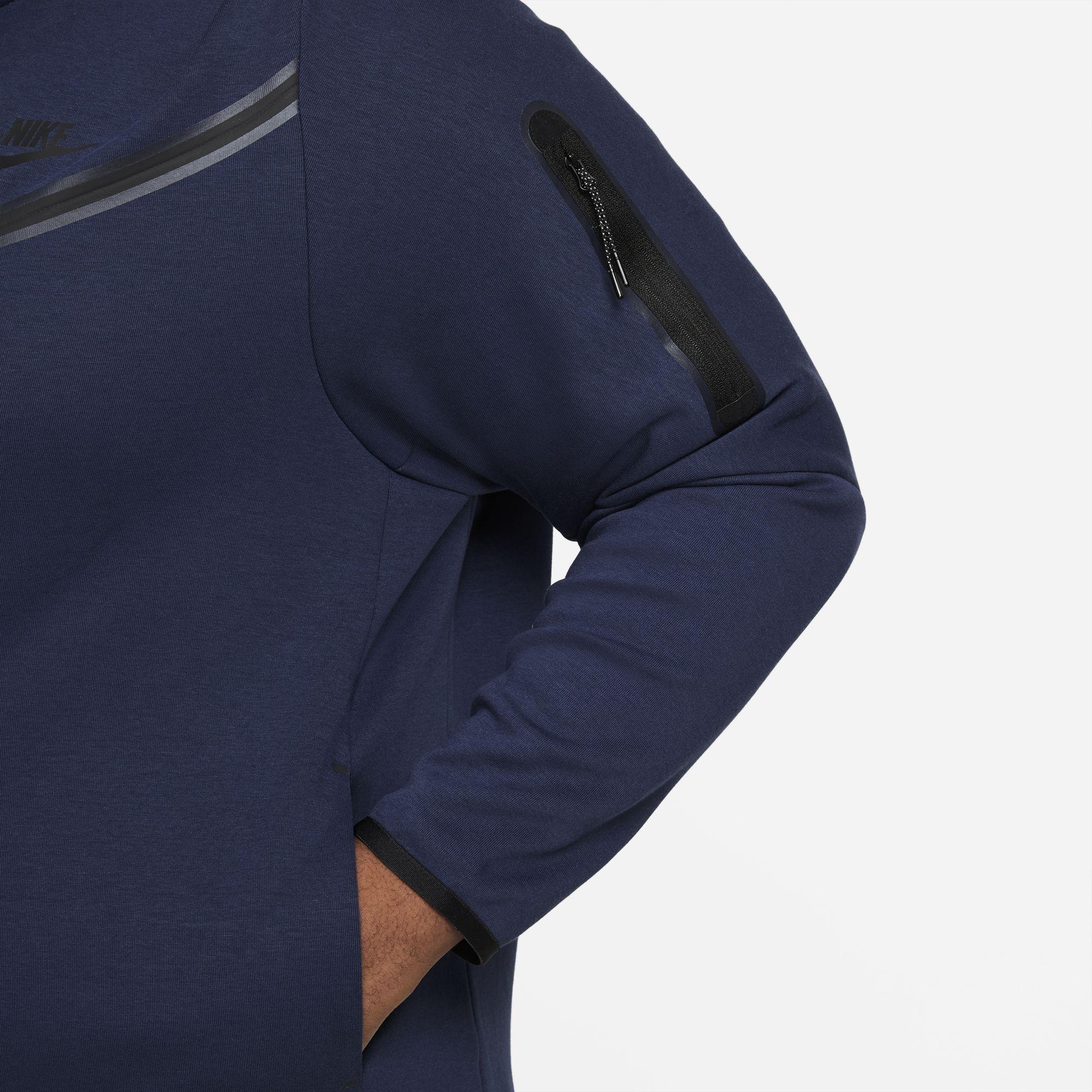 Nike Sportswear Tech Fleece Full-Zip Hoodie Midnight Navy/Black